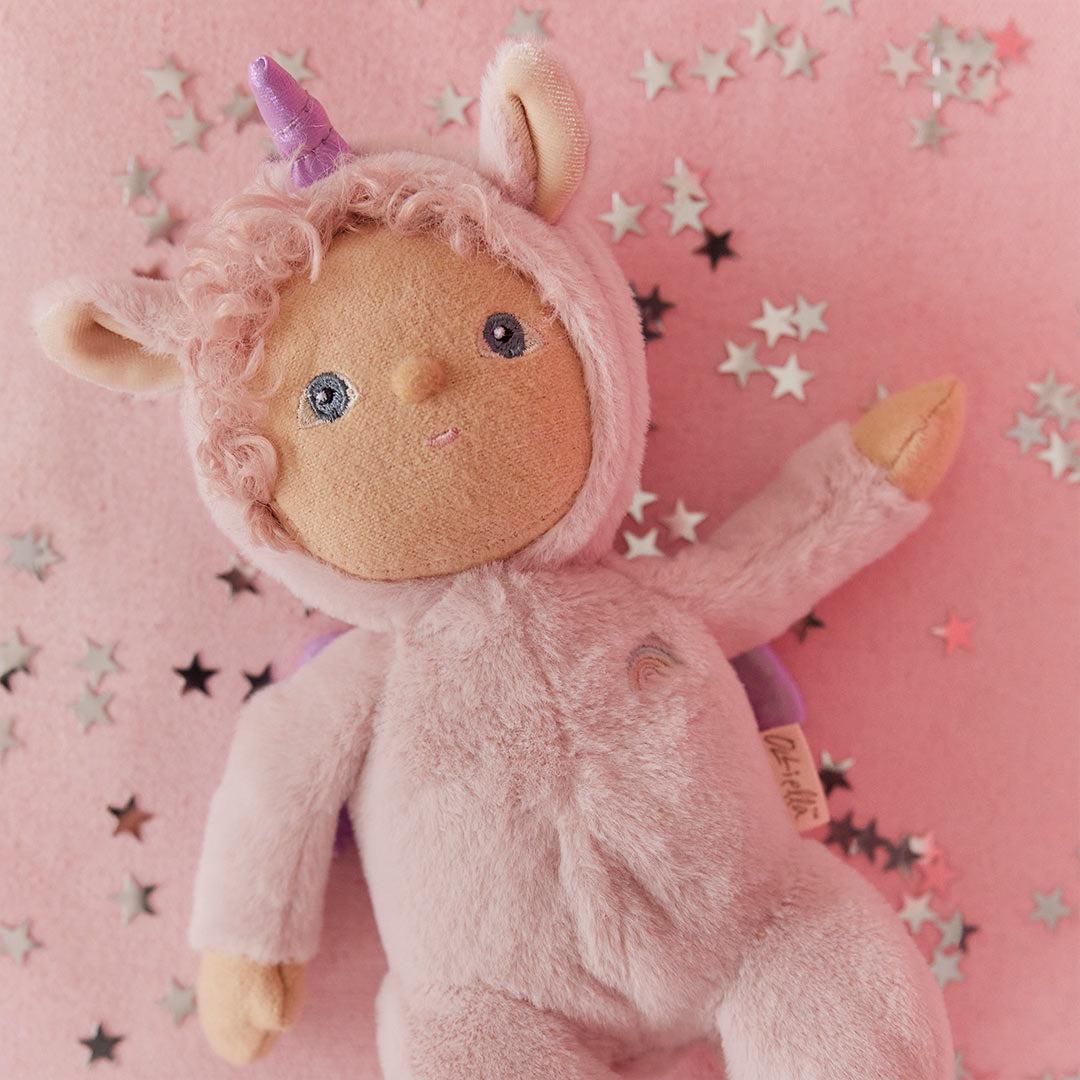  Olli Ella Dinky Dinkum Doll - Una Unicorn - Pink、mySite、merchandisen