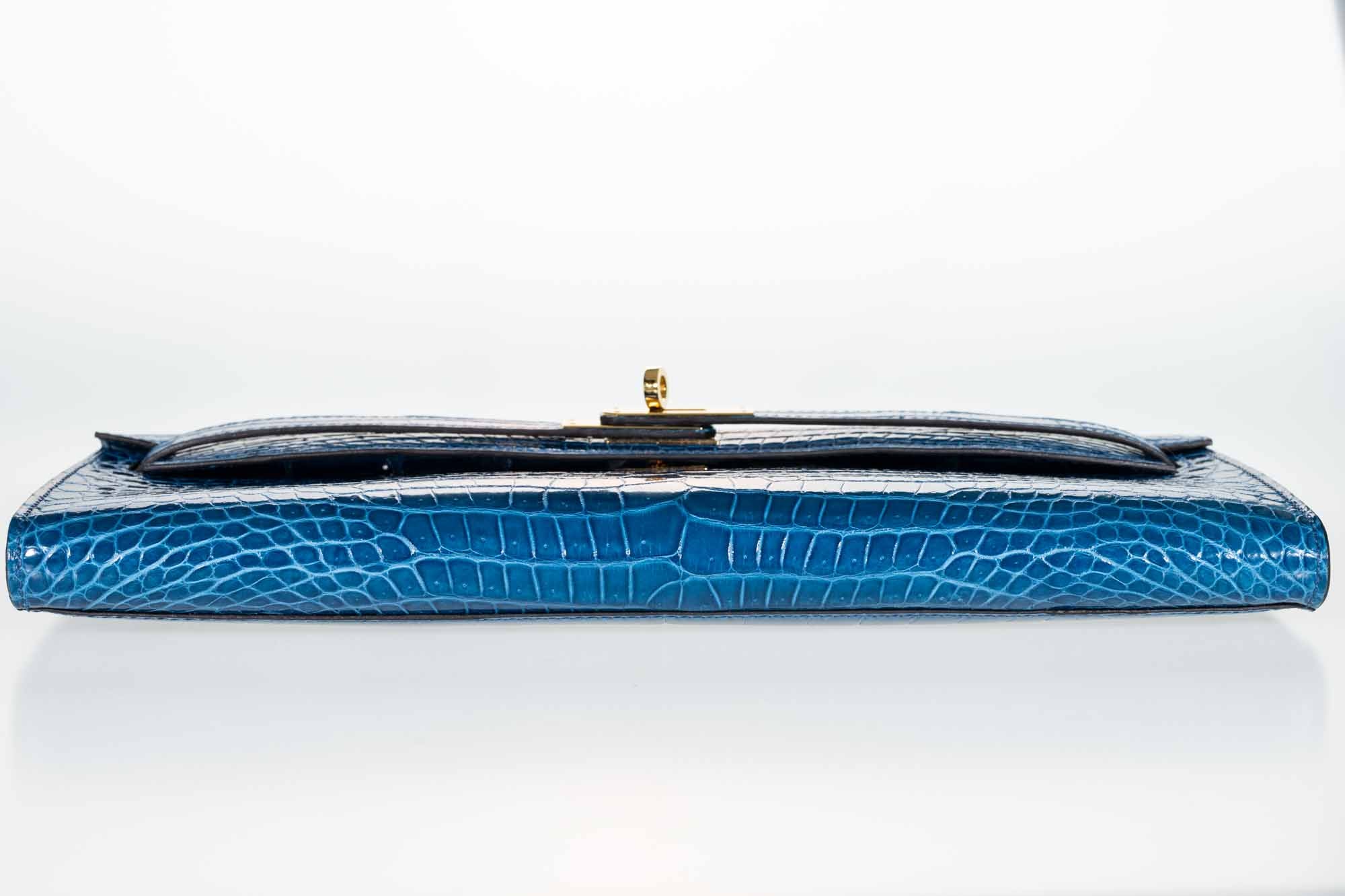 Hermès Kelly Cut Mykonos Porosus Crocodile Gold Hardware、mySite、garminoutage.com