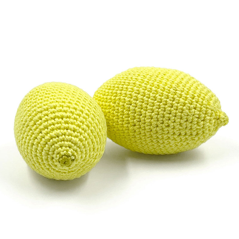 Lemony Lovebugs Toys For Dogs | Cotton Crochet Yarn | Yellow | Set of 2、mySite、camillekostekn