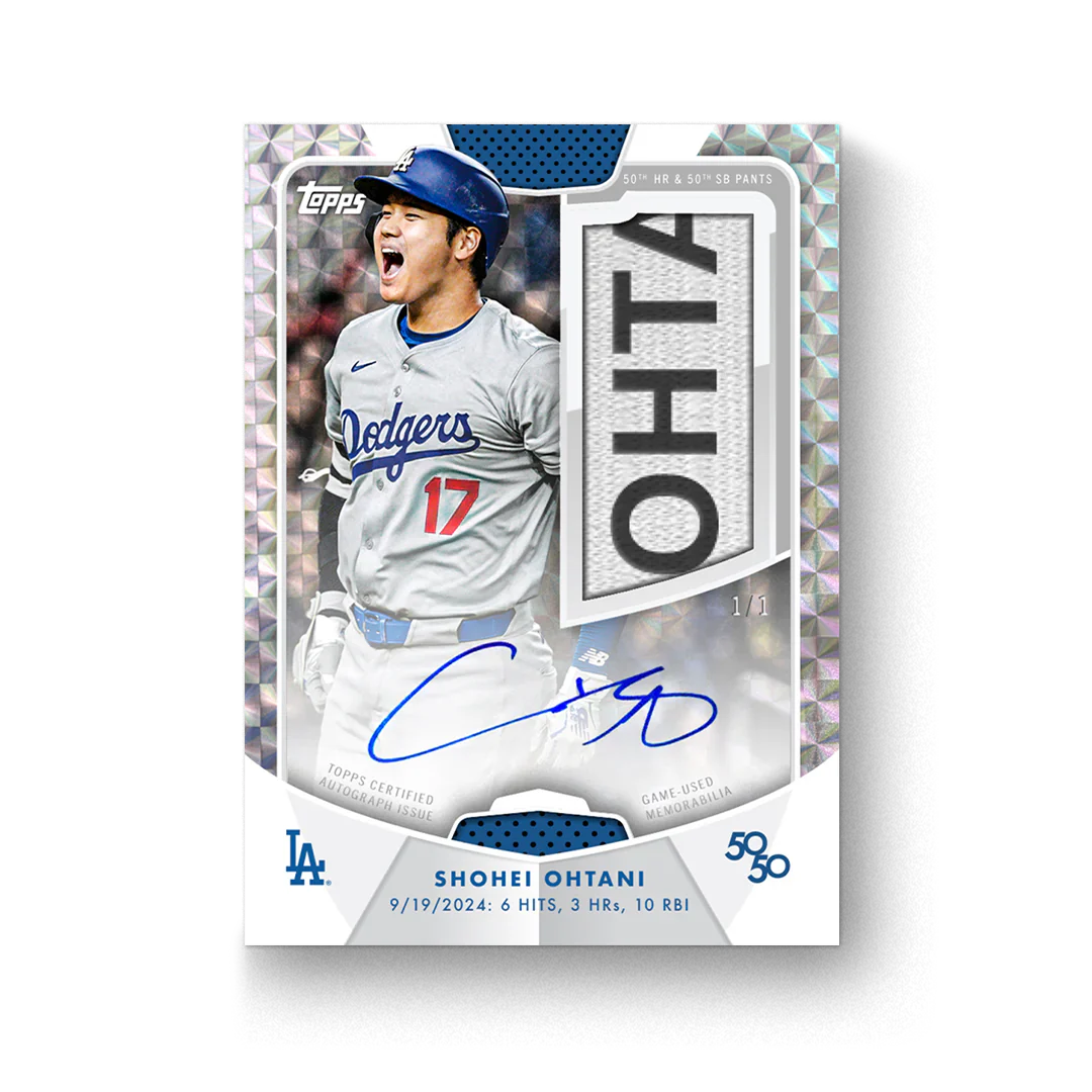 Topps Shohei Ohtani 50/50 Baseball 2024 - 10-Pack Box、mySite、waistdrama