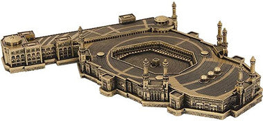 Islamic Home Decor Showpiece Gift Kaba Al Masjid Al Haram Mecca Replica (Gold)、mySite、topwebapps