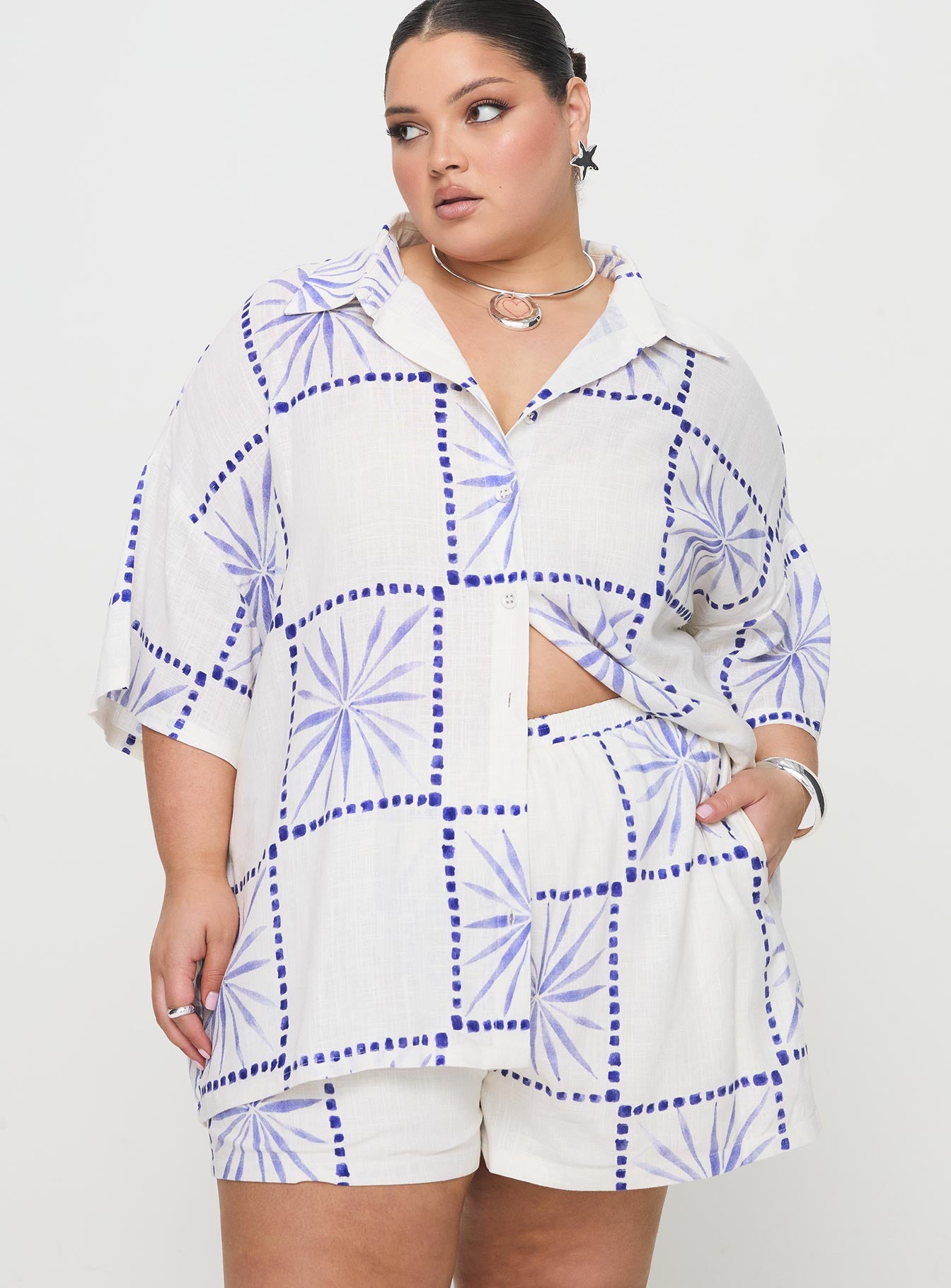 Star Star Set White / Blue Curve、mySite、solidvoid