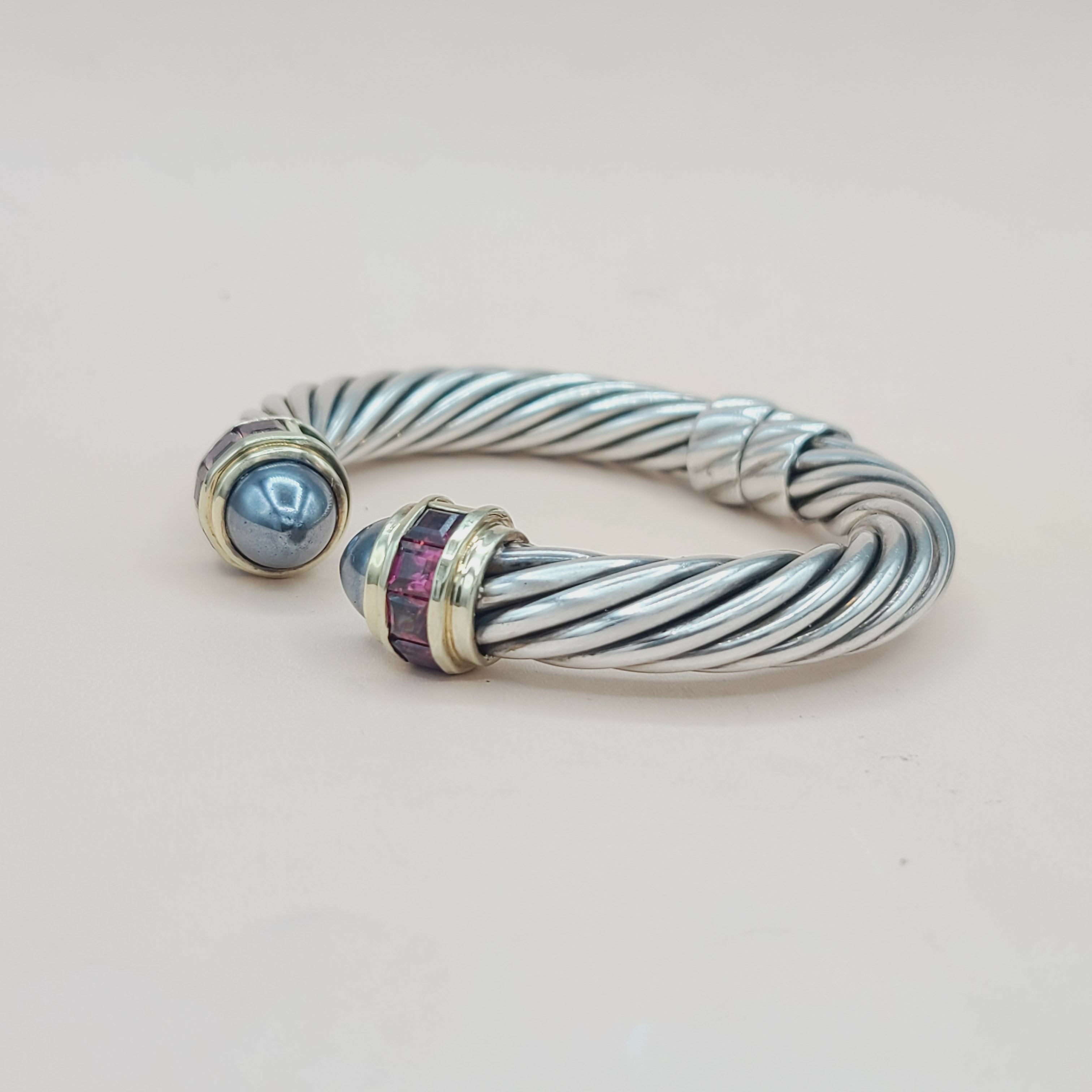 David Yurman Renaissance Bracelet 10mm with Hematite、mySite、hinf8tx79