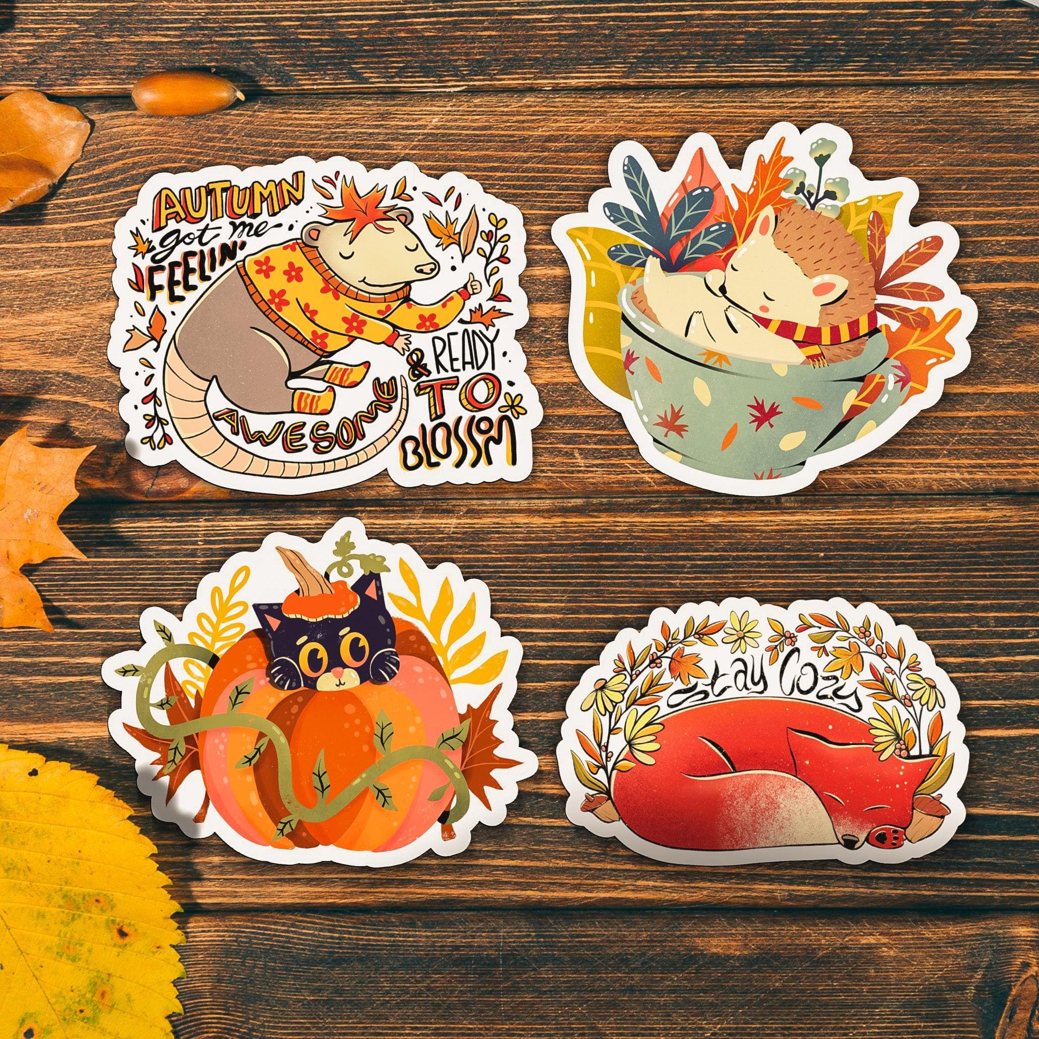  Cozy Fall Animal 4 Pack、mySite、ghnorth