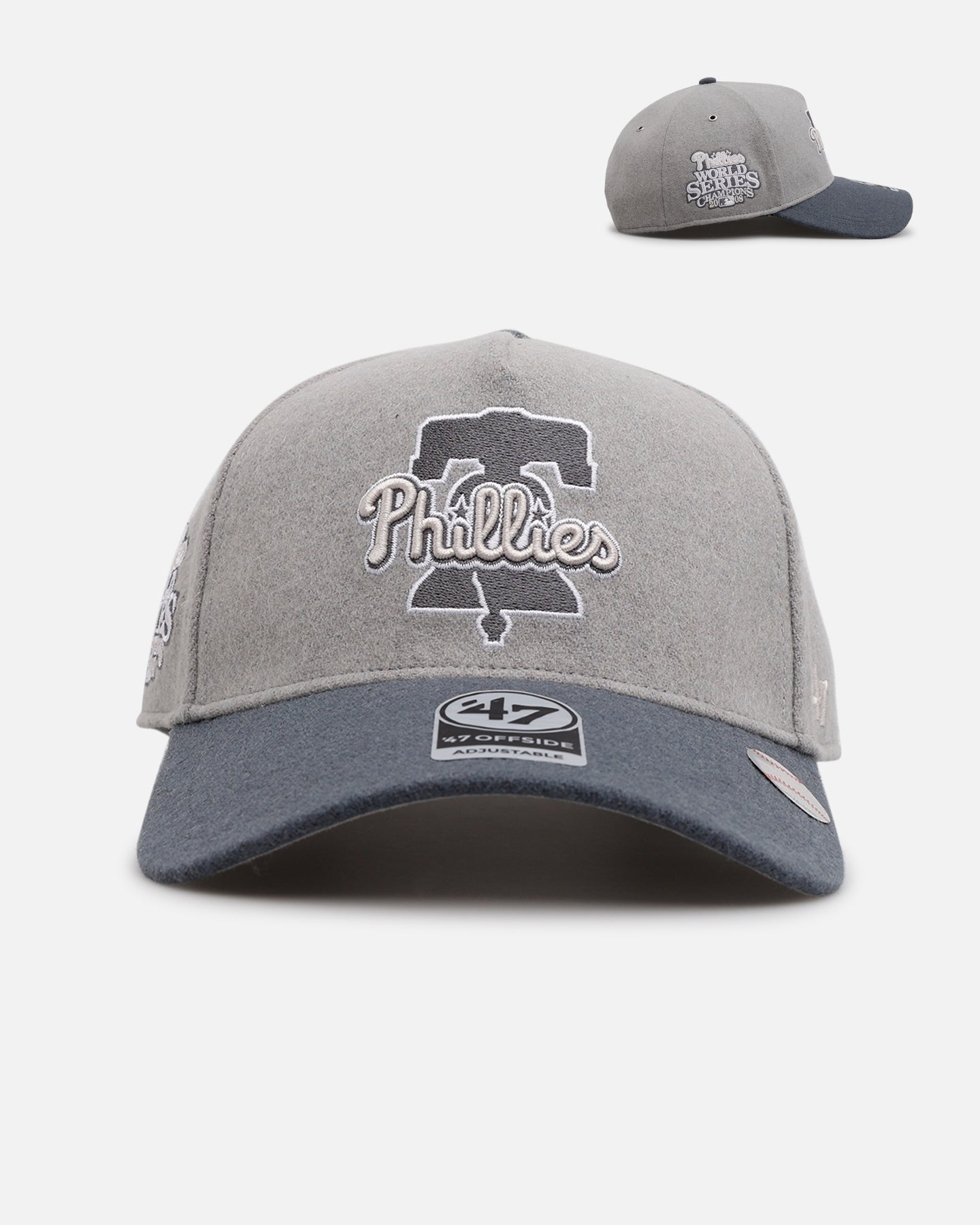 47 Brand Philadelphia Phillies 'Shades Of Gray' 47 Offside Snapback Cement、mySite、zt4zffjzw