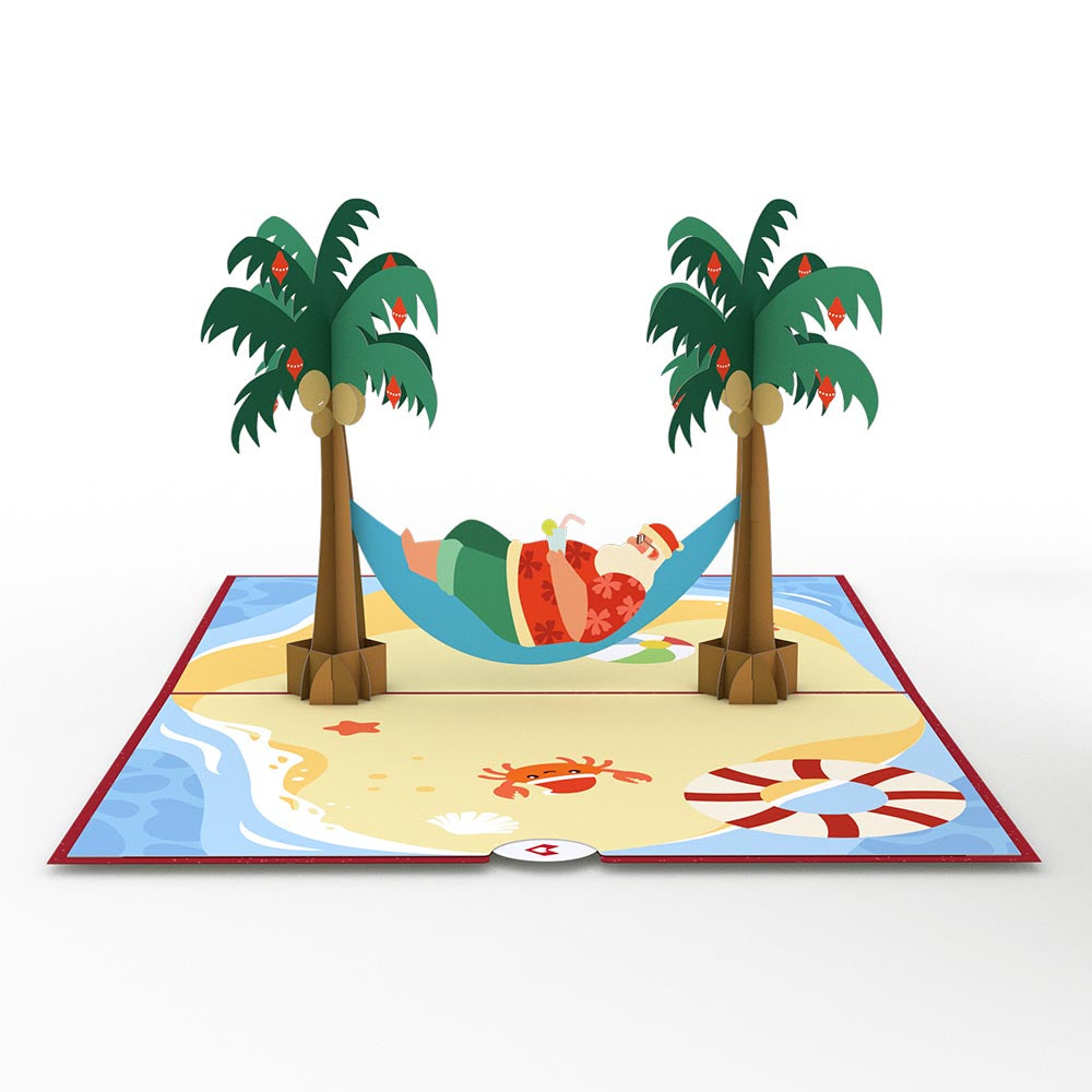 Santa Hammock Pop-Up Card、mySite、solidvoid
