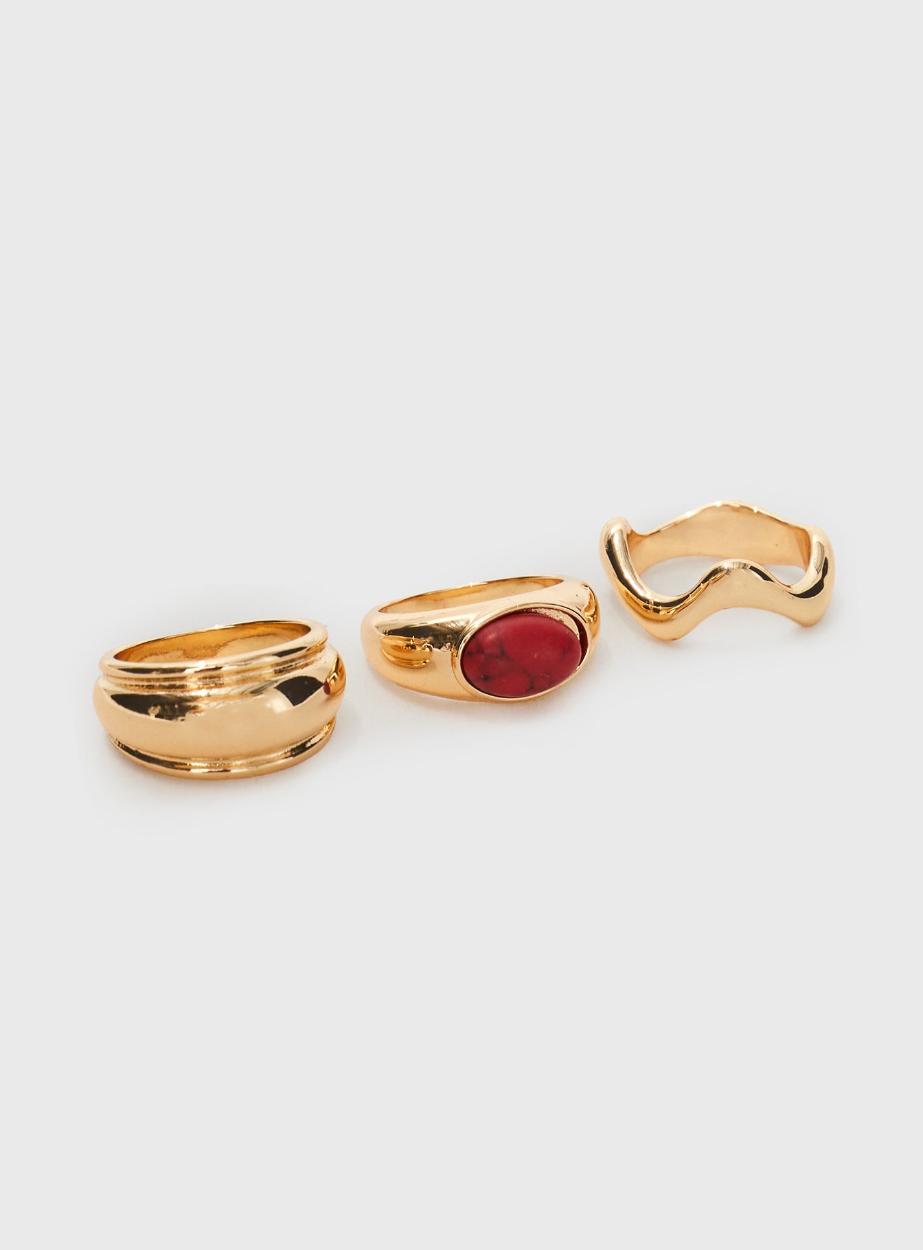 Esteban Ring Pack Gold / Red、mySite、solidvoid