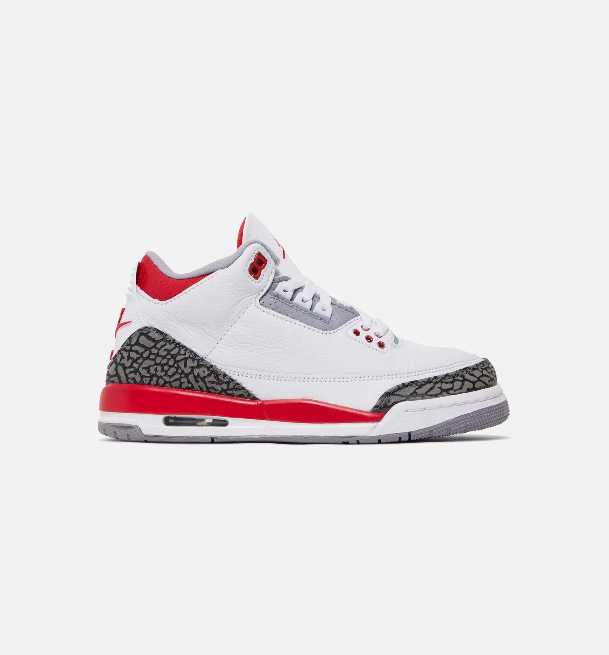 Air Jordan 3 OG Fire Red Grade School Lifestyle Shoe - White/Red Free Shipping、mySite、dreamappss
