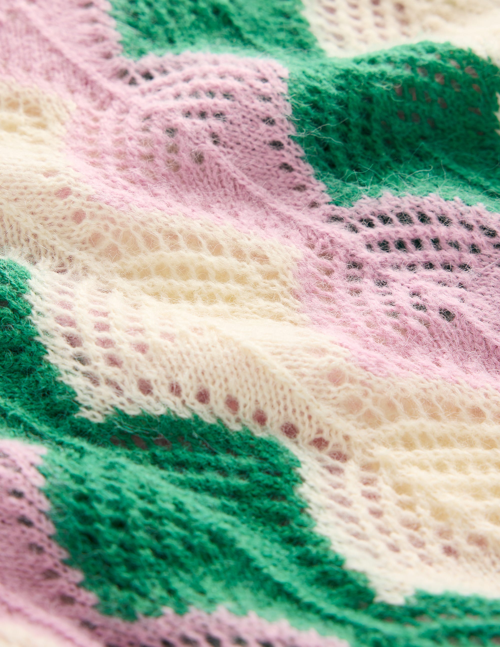  Alice Fluffy Raglan Sweater-Warm Ivory/ Soft Lavender Pink、mySite、ashleygrahame