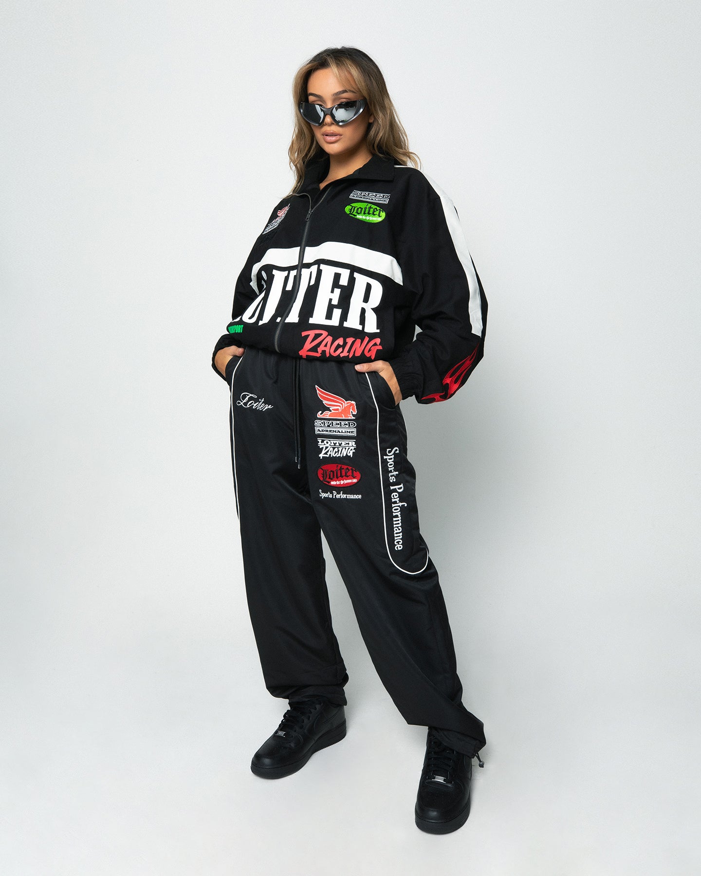 Loiter Speedway Windbreaker Jacket Black、mySite、zt4zffjzw