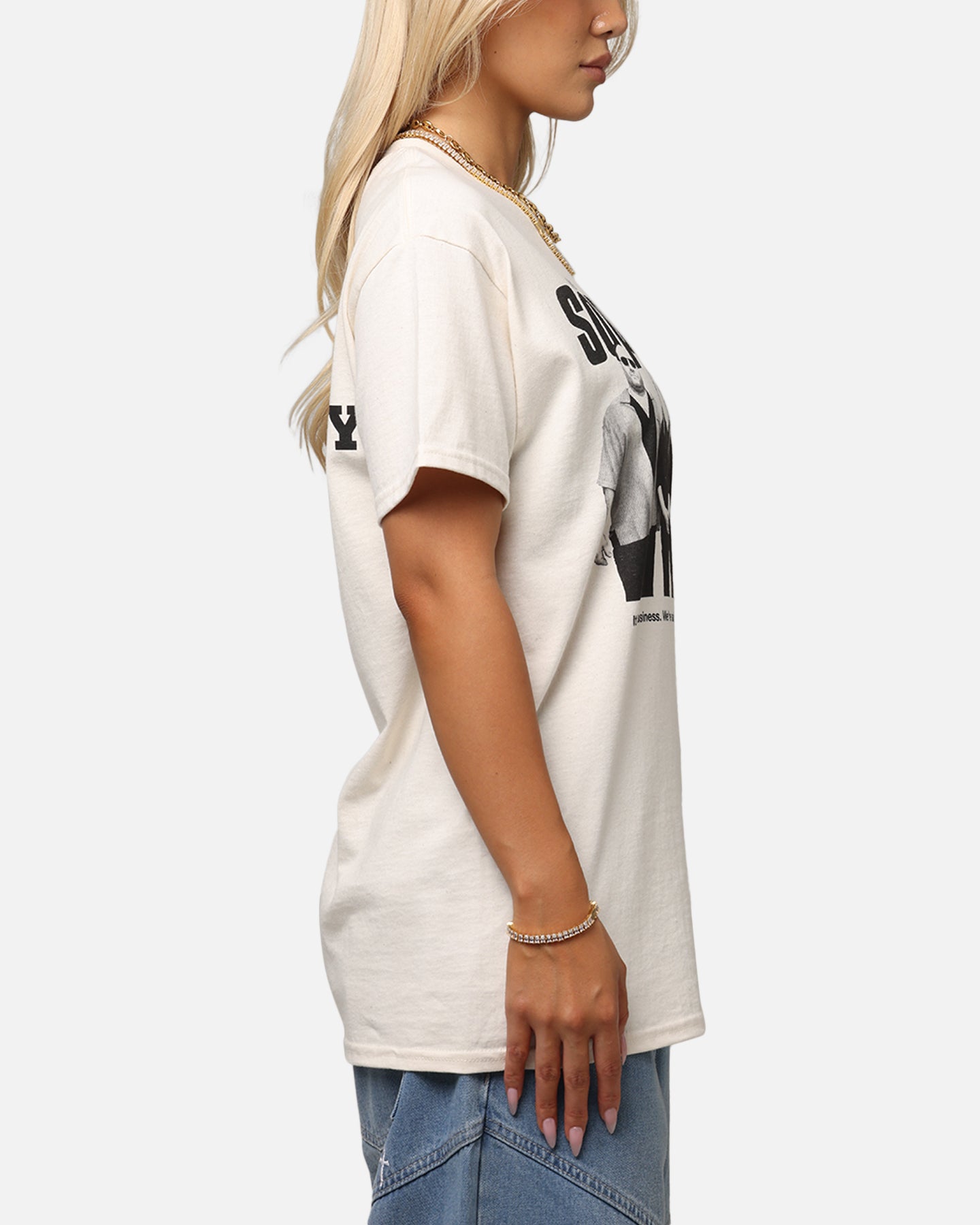 The Sopranos It's Business T-Shirt Off White、mySite、zt4zffjzw