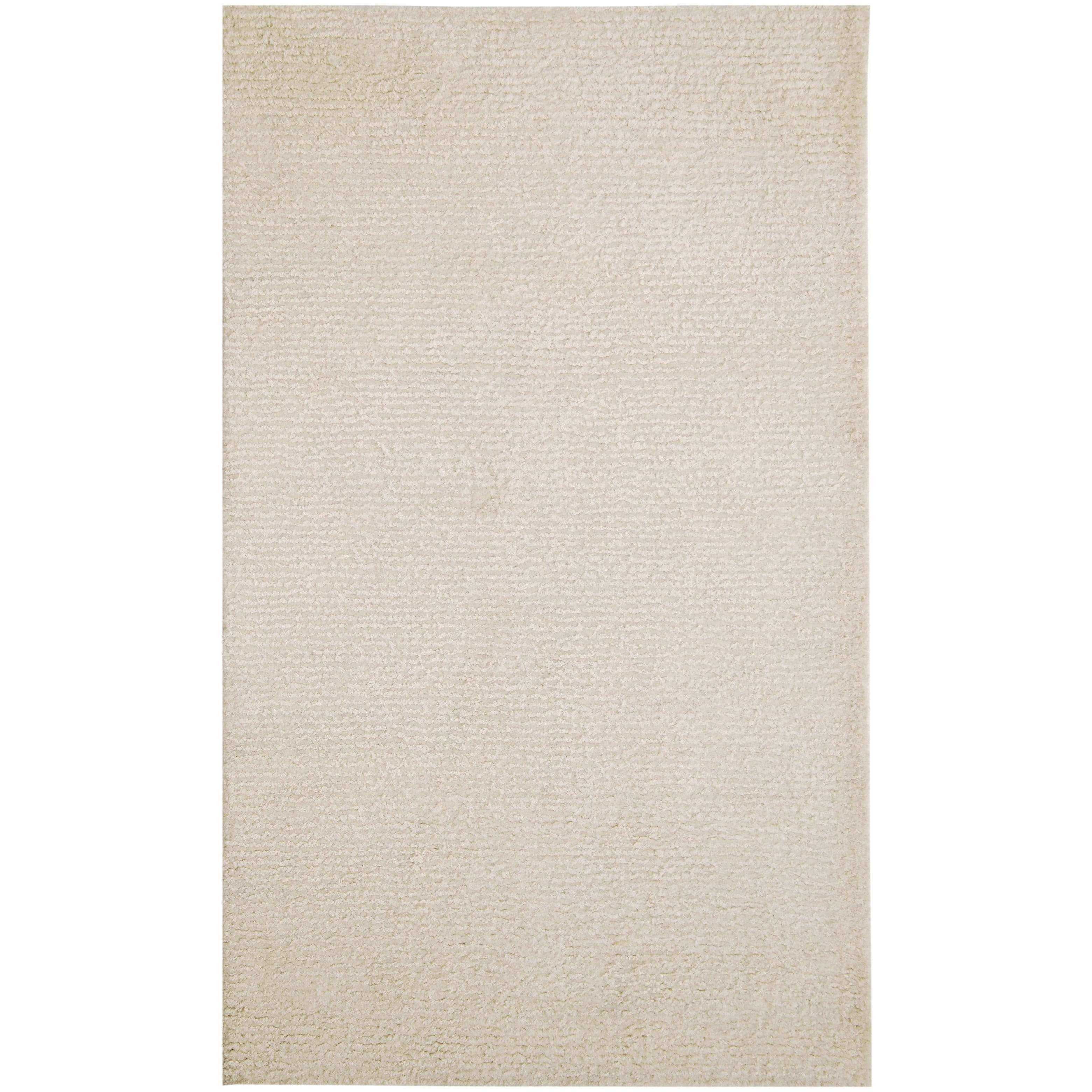 Seersucker Ivory Wool Cotton Shag Rug、mySite、gigharbornorthrealestate