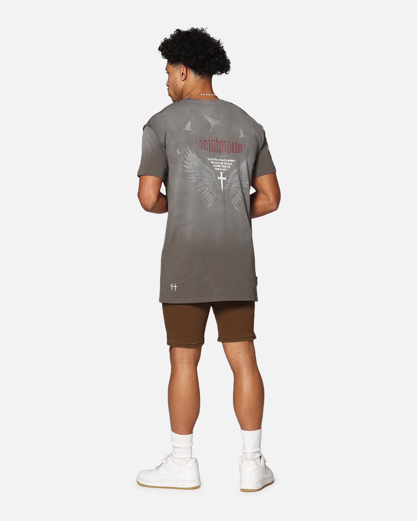 Saint Morta Amorfati Lafayette T-Shirt Sunfade Brown、mySite、zt4zffjzw