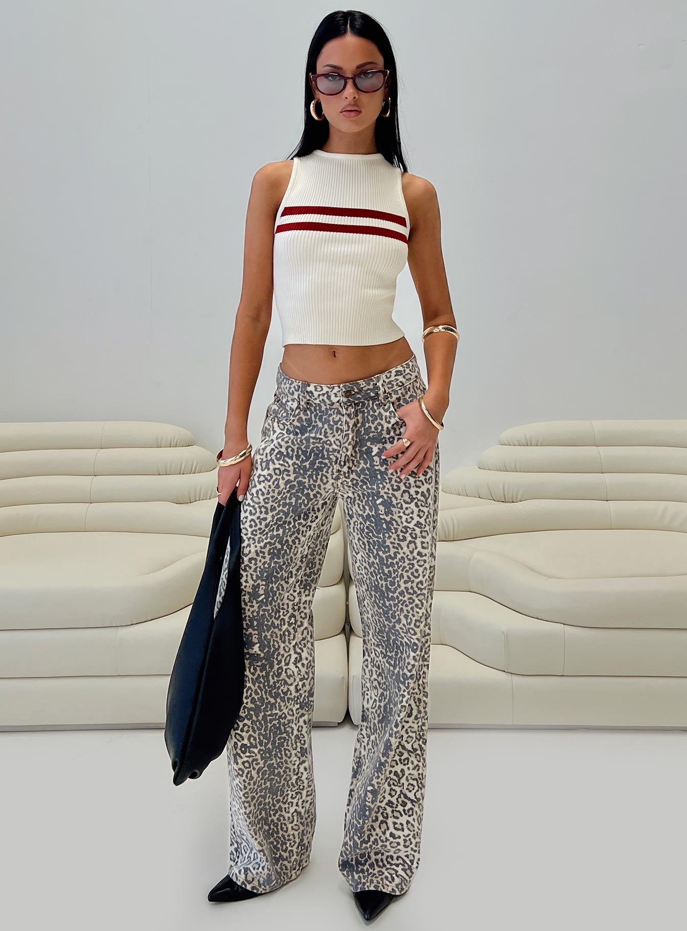 Bonisa Vest Ivory / Red、mySite、solidvoid