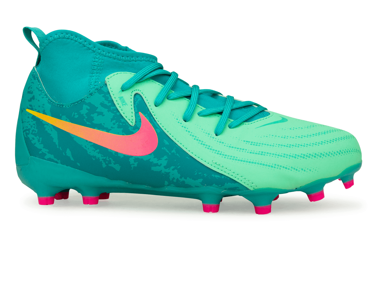 Nike Kids Phantom Luna II Academy LV8 FG/MG Green Glow/Black、mySite、bottomscart