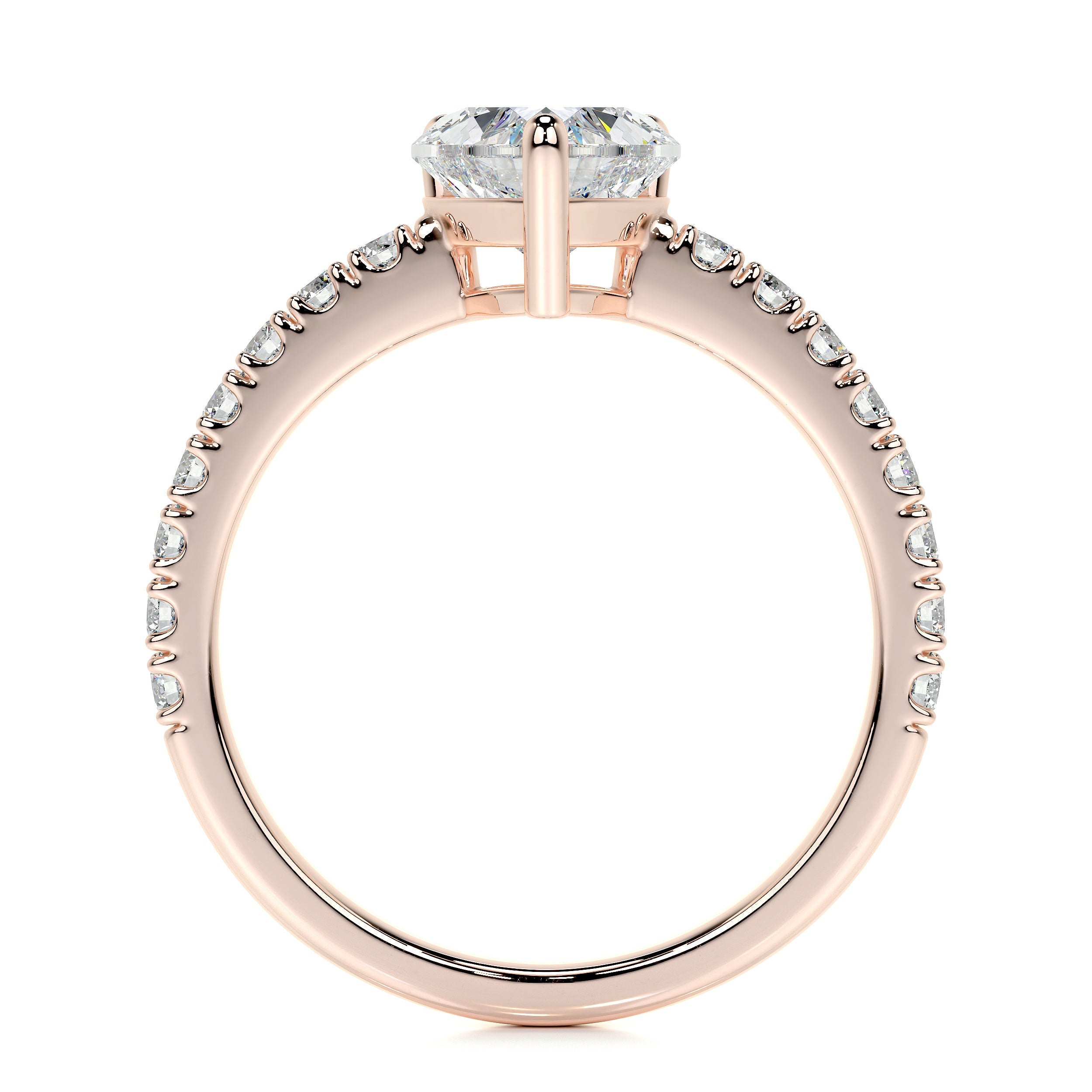 Audrey Lab Grown Diamond Ring -14K Rose Gold、mySite、hinf8tx79