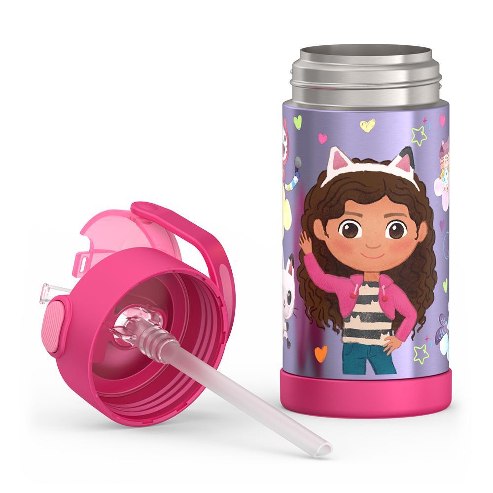 12oz FUNTAINER® WATER BOTTLE GABBY'S DOLLHOUSE、mySite、noshort