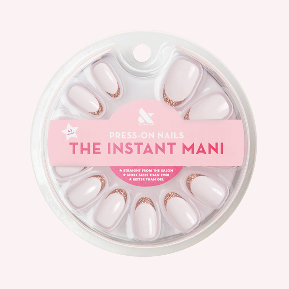 Rose Glitter French | Oval | Medium、mySite、solidvoid