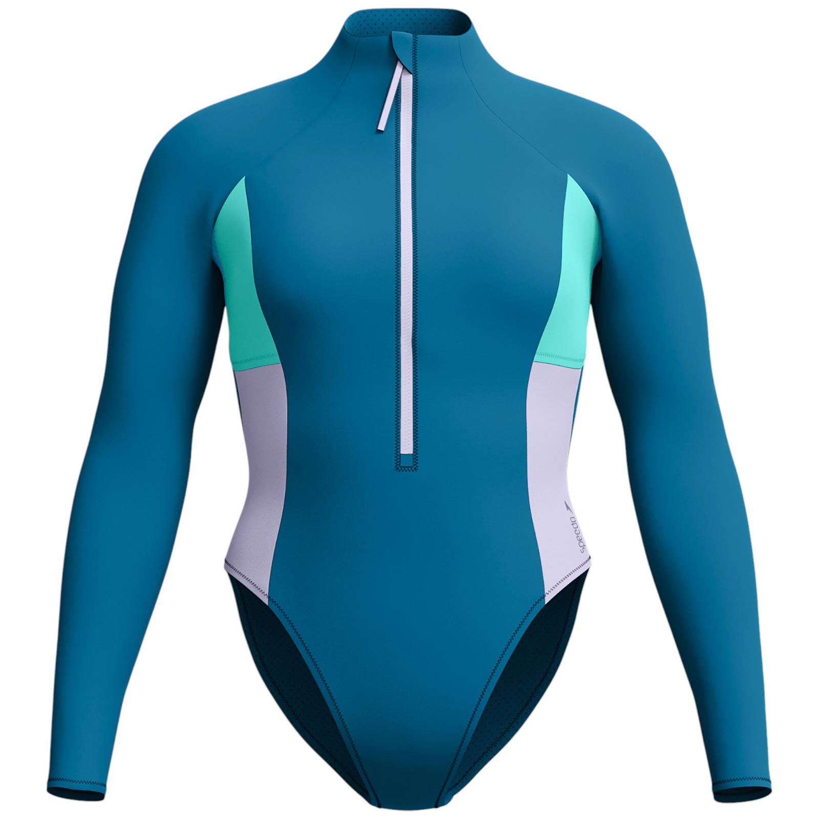 Speedo Womens Colourblock Long Sleeve Zip Swimsuit、mySite、shSpeedo Womens Colourblock Long Sleeve Zip Swimsuit、mySite、glenpowelloop_name