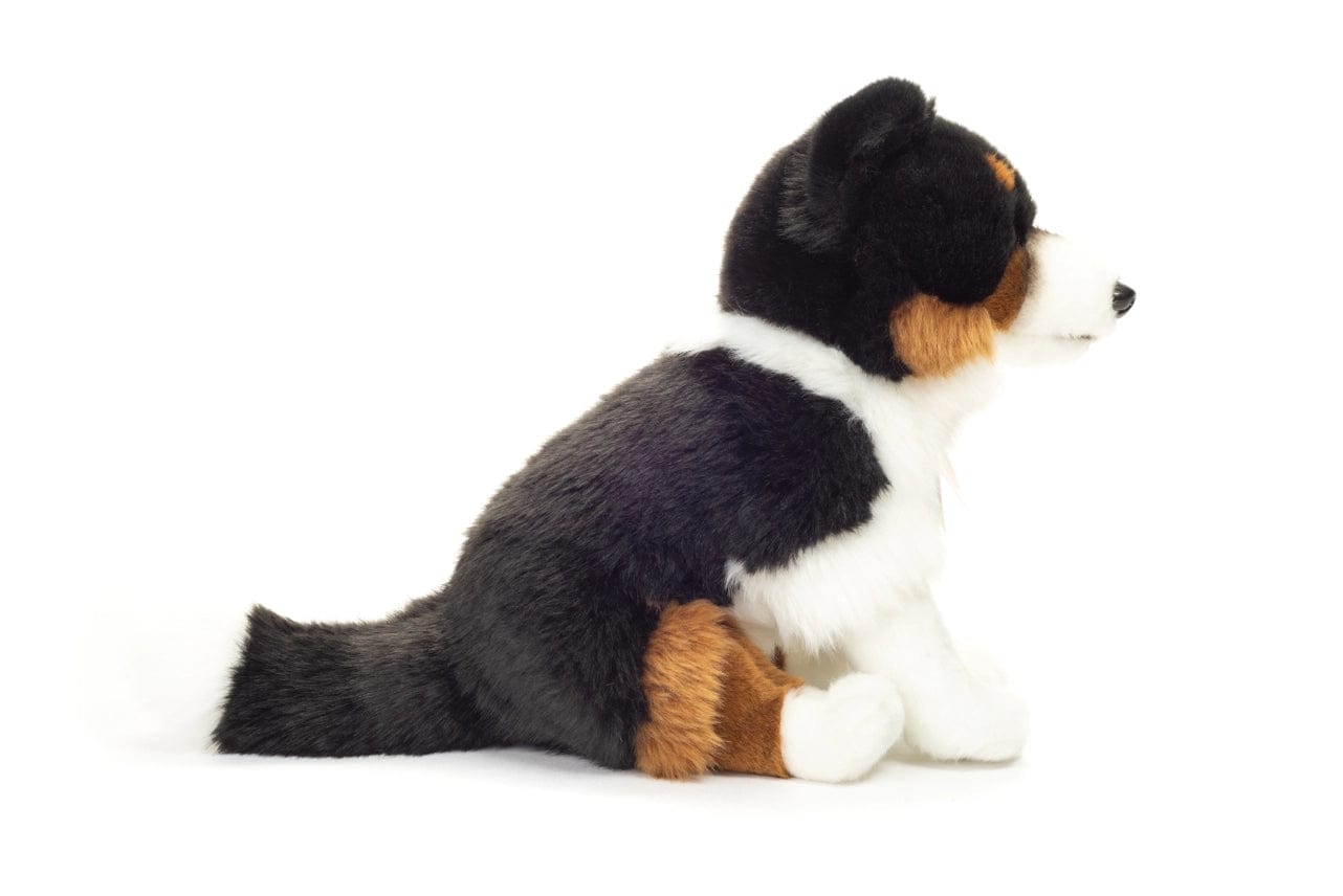 Tri-color Border Collie Eco Friendly Teddy Hermann 30cm、mySite、g9winljtr