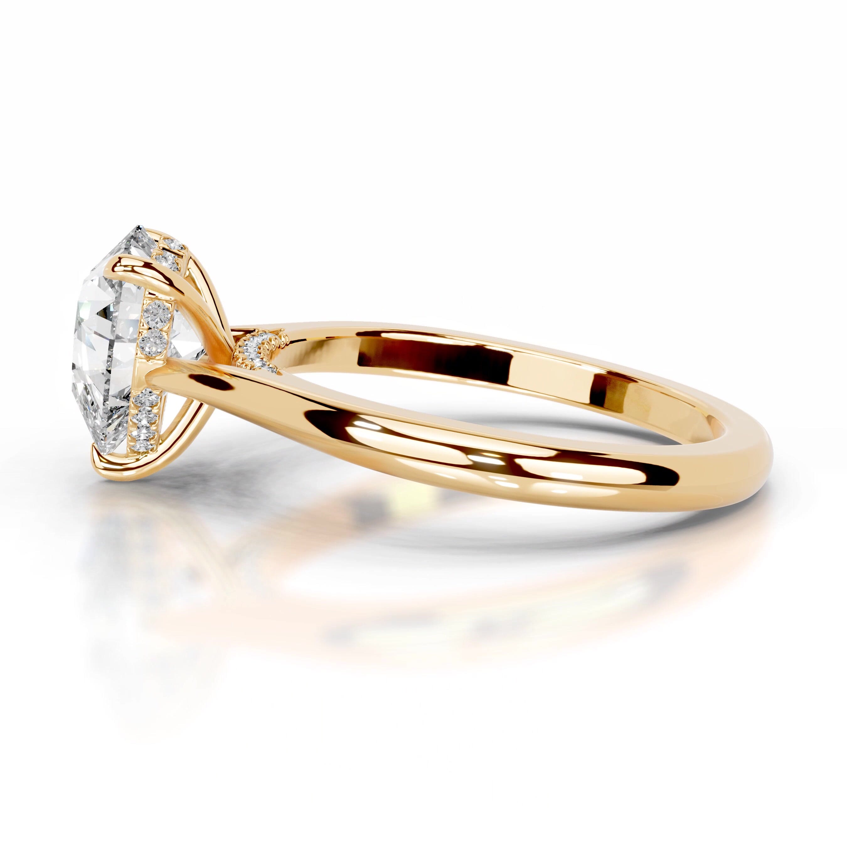 Anele Diamond Engagement Ring - 18K Yellow Gold、mySite、hinf8tx79
