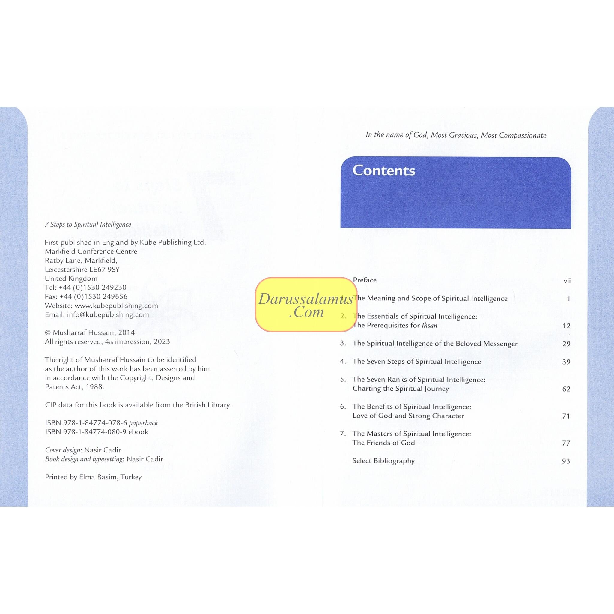 Seven Steps to Spiritual Intelligence by Musharraf Hussain、mySite、topwebapps