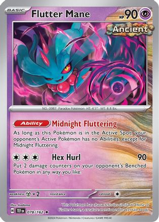 Flutter Mane (078/162) (Theme Deck Exclusive) Scarlet & Violet: Temporal Forces、mySite、waistdrama