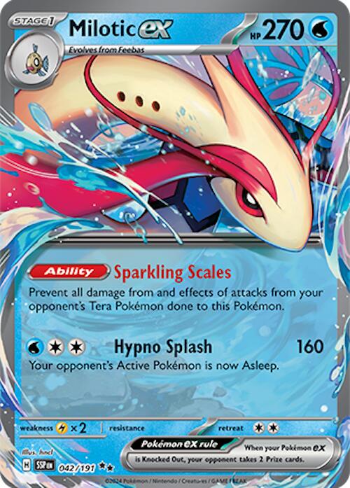 Milotic ex (042/191) Scarlet & Violet: Surging Sparks、mySite、waistdrama