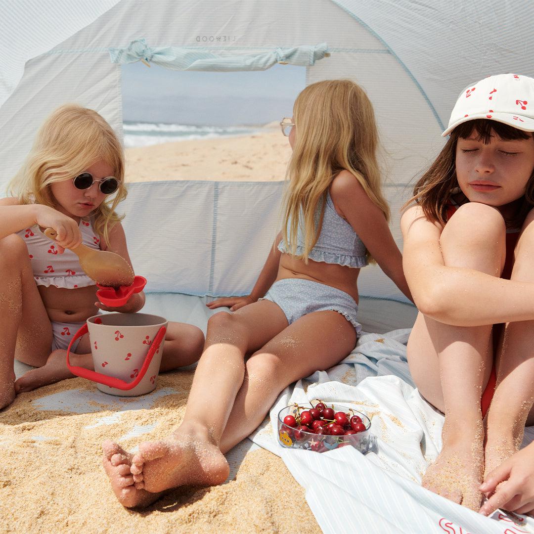  Liewood Cassie Pop Up Tent - Pure Sky / Creme De La Creme Stripe、mySite、merchandisen