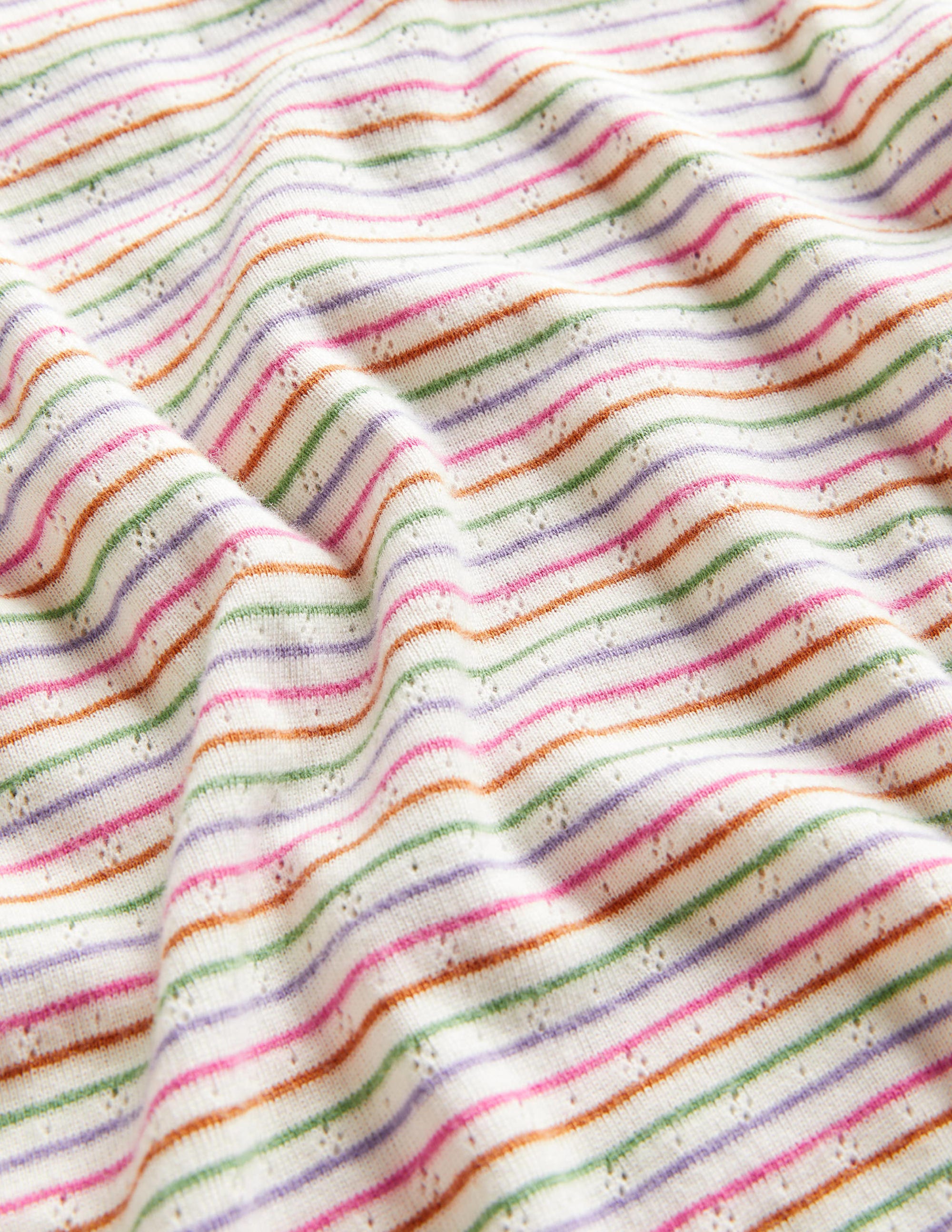  Supersoft Pointelle T-shirt-Aster Purple/Ivy Rainbow、mySite、ashleygrahame