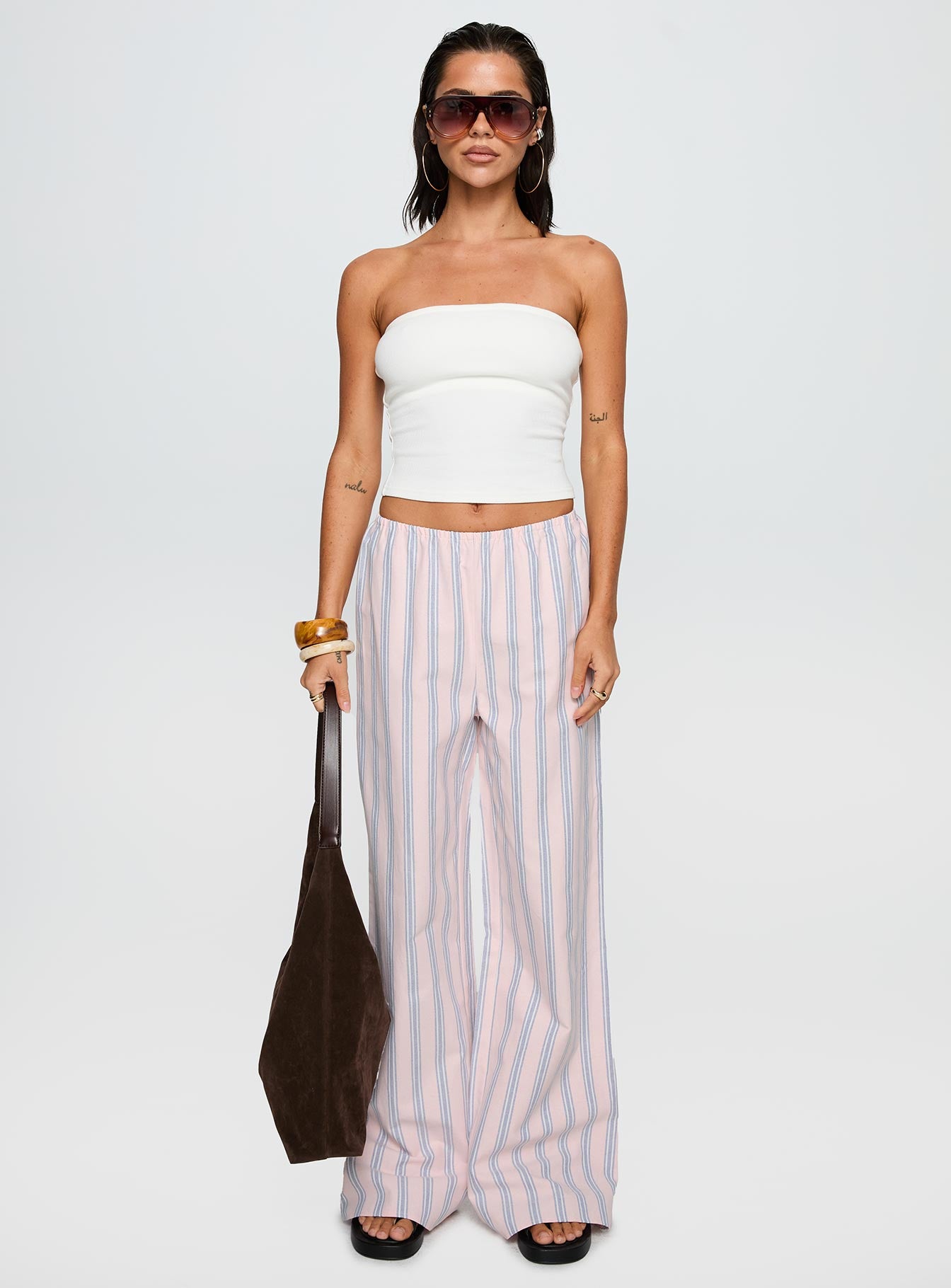 Limestone Pants Pink Multi、mySite、solidvoid