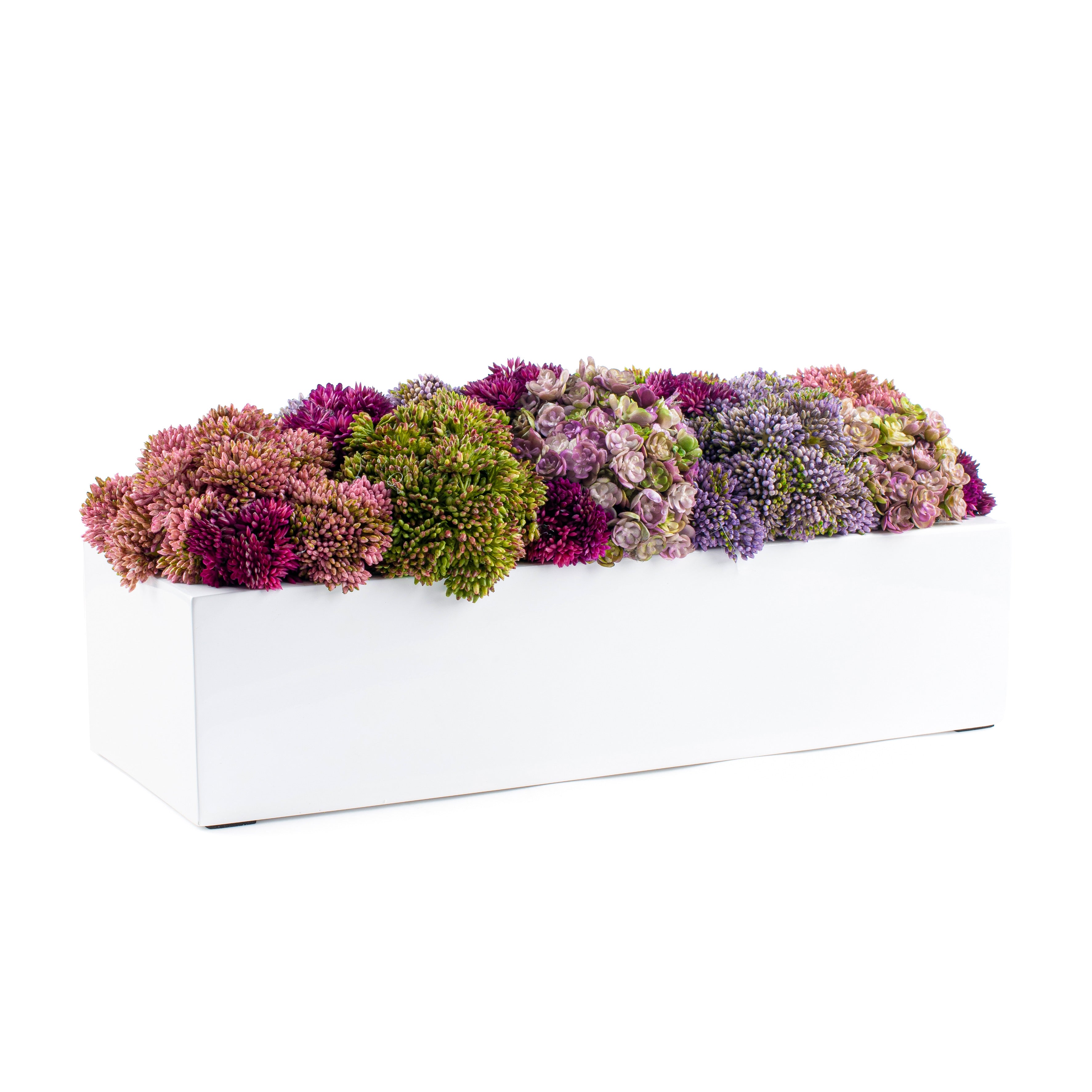  DH Floral White Rectangular Pot、mySite、elrpsem3k
