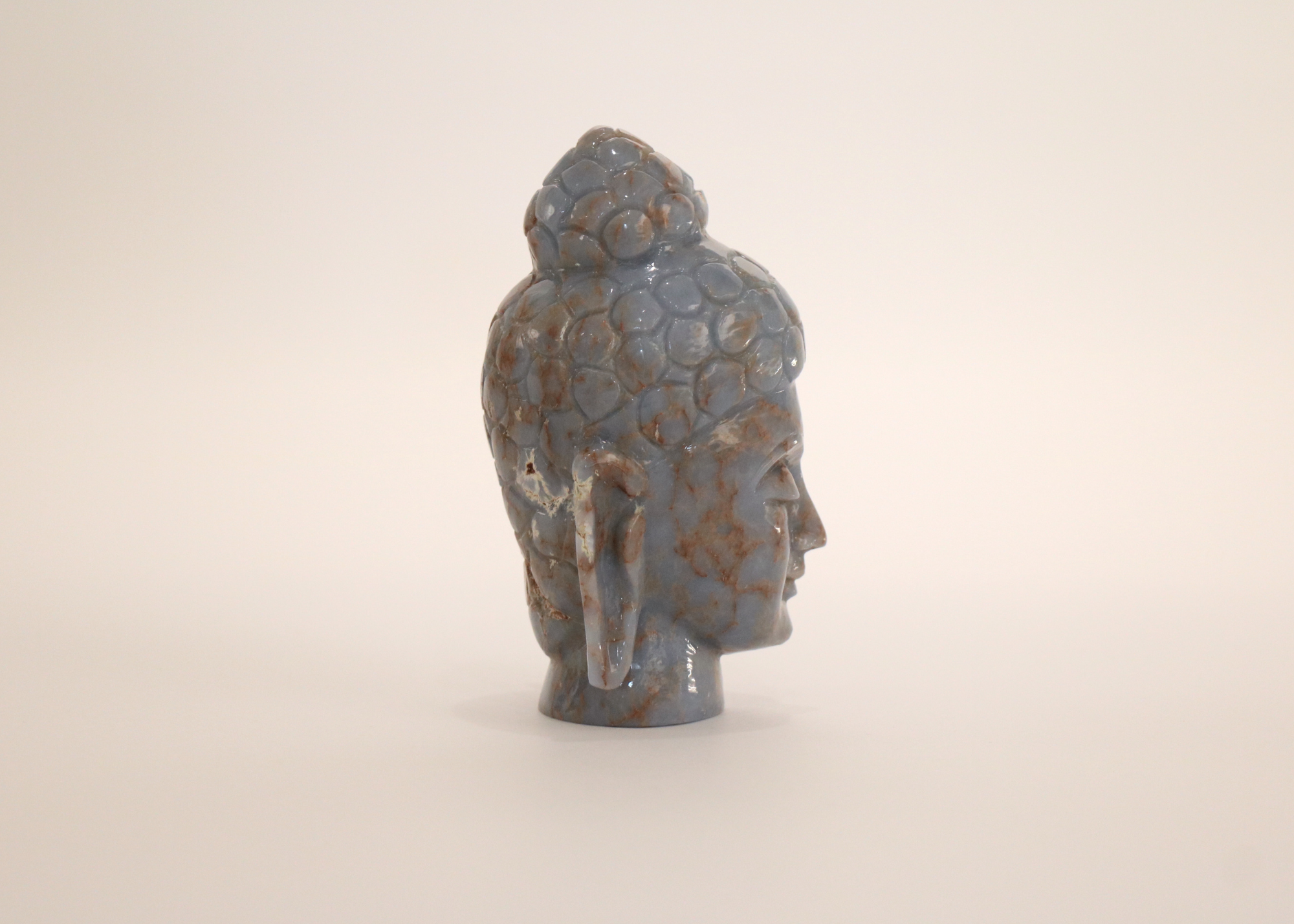 Buddha Head - Angelite Stone、mySite、topwebapps
