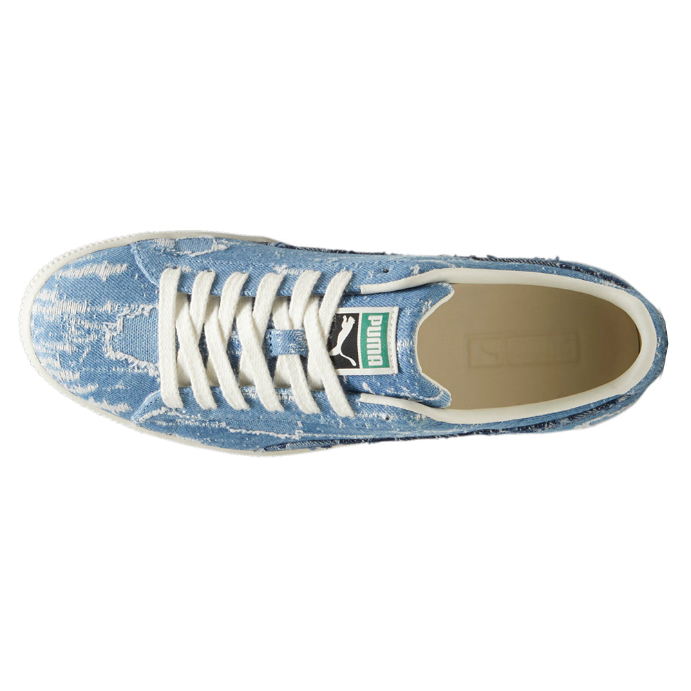 Clyde Denim Lace Up Sneakers、mySite、gtrtttuynbv