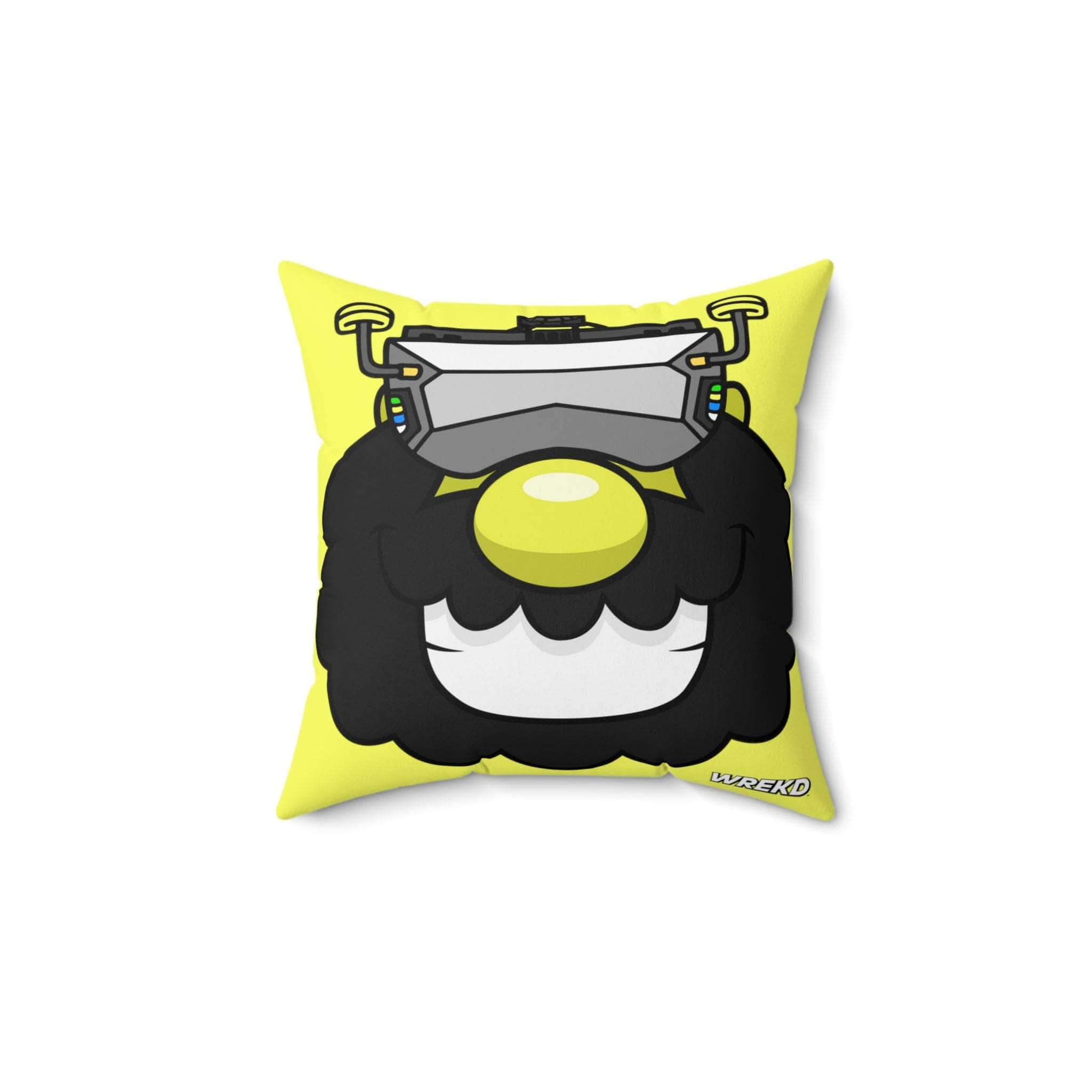  FPV Kaveman Square Pillow by WREKD Co. - Choose Size、mySite、merchandisen