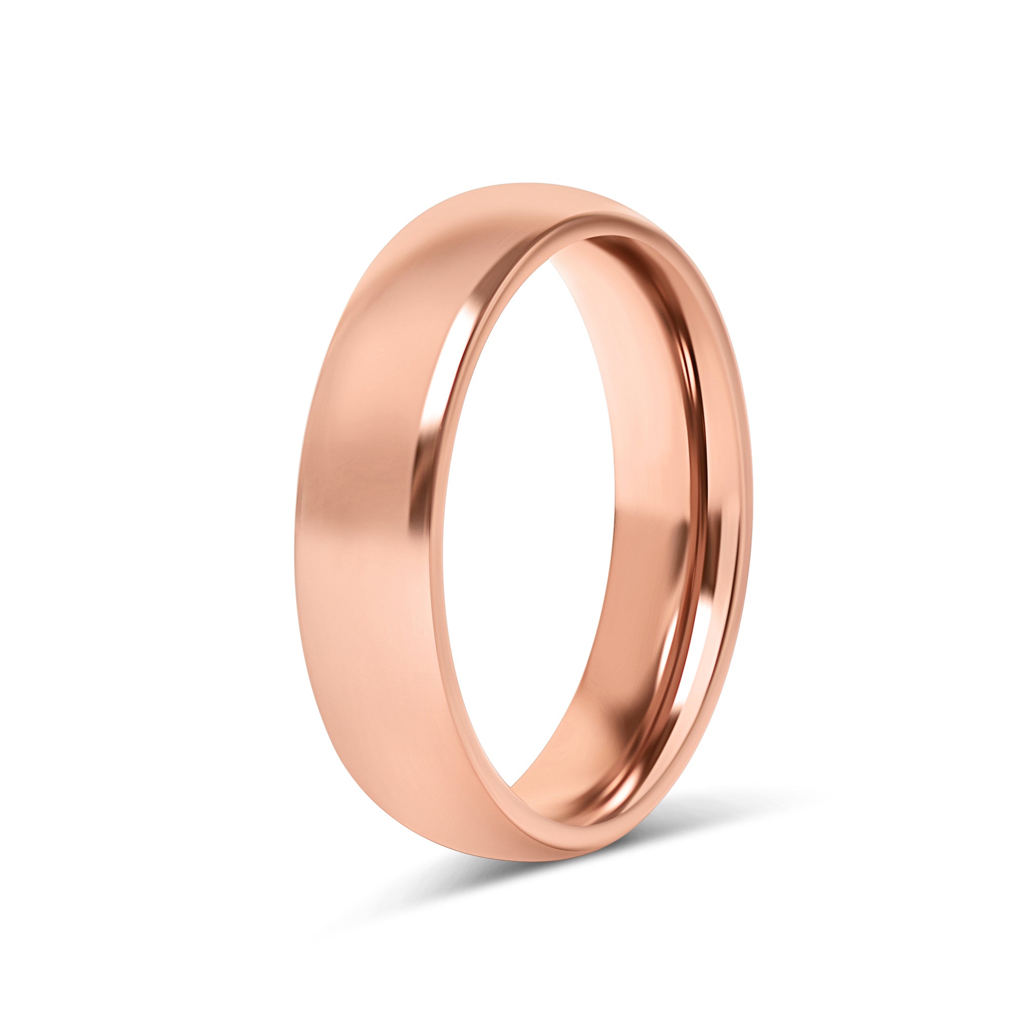 Chocolate Rounded Stainless Steel Blank Ring / CFR7007、mySite、dreamappss