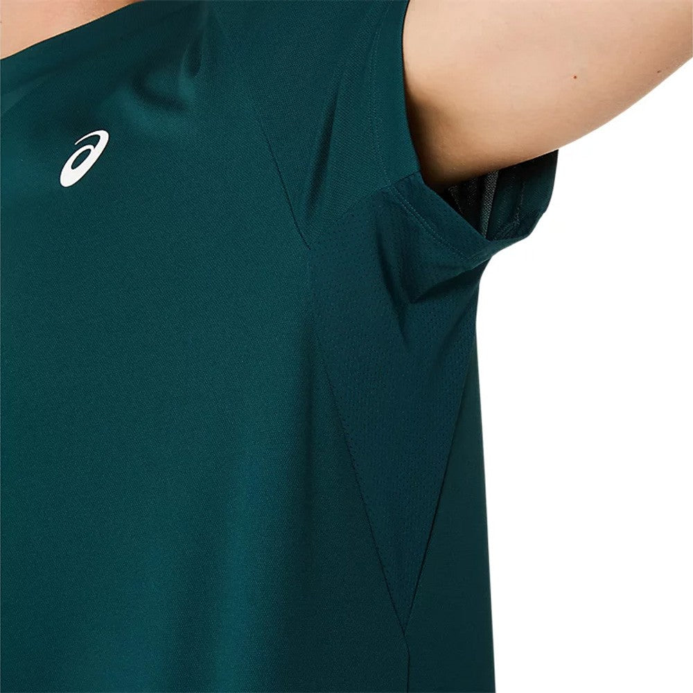 Asics Men's Court Short Sleeve Tee - Saxon Green