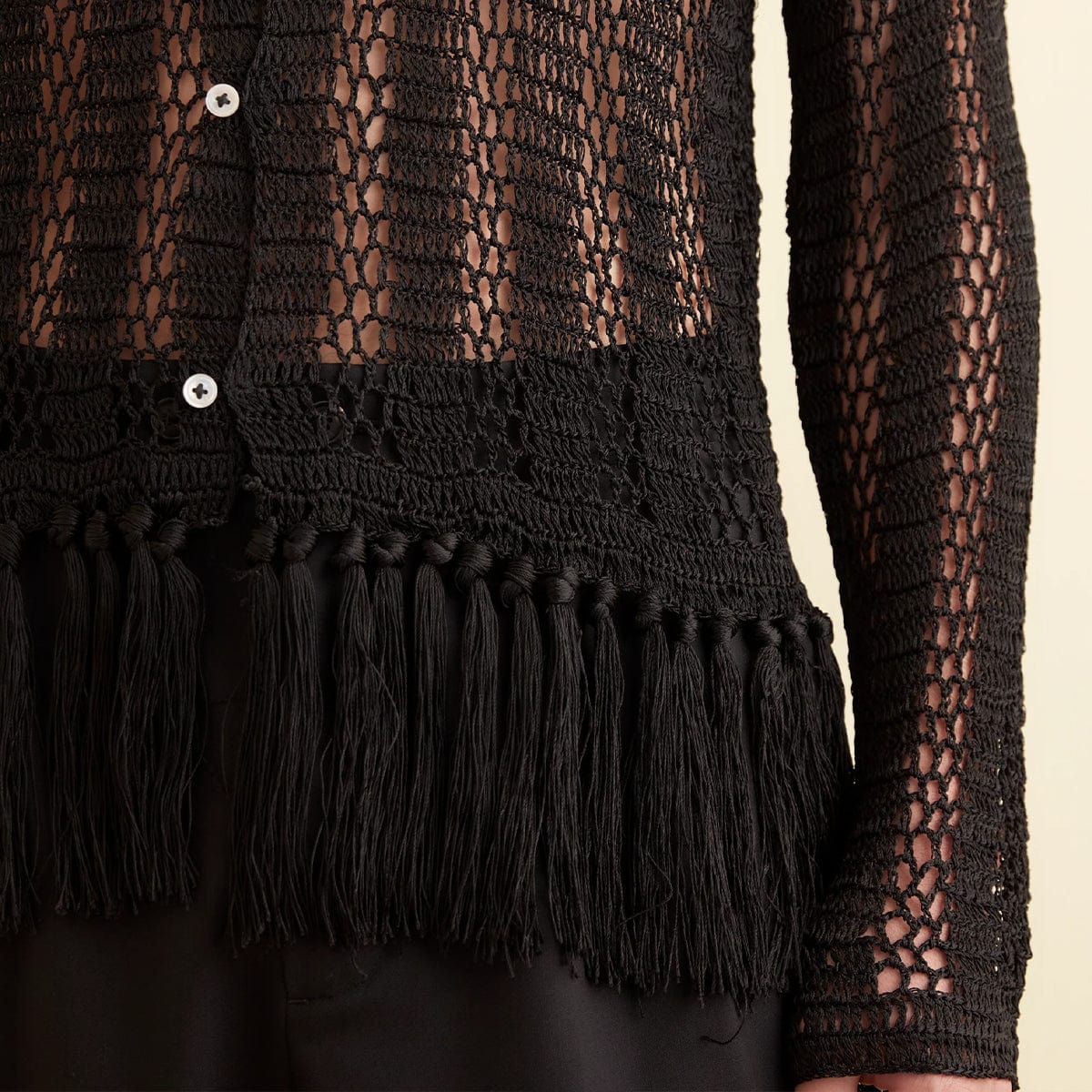 CROCHET FRINGE SHIRT、mySite、zt4zffjzw