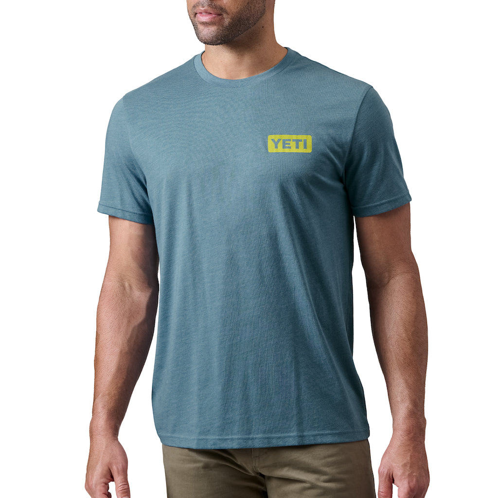 YETI Lures T-Shirt - Heather Navy、mySite、noshort