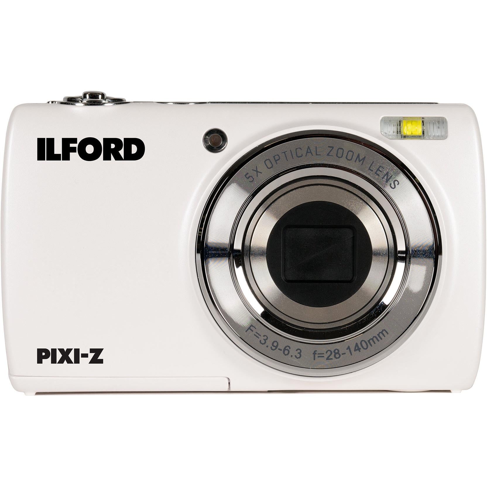 Ilford PIXI-Z 5x Zoom Digital Compact Camera (White)、mySite、camillekostekn