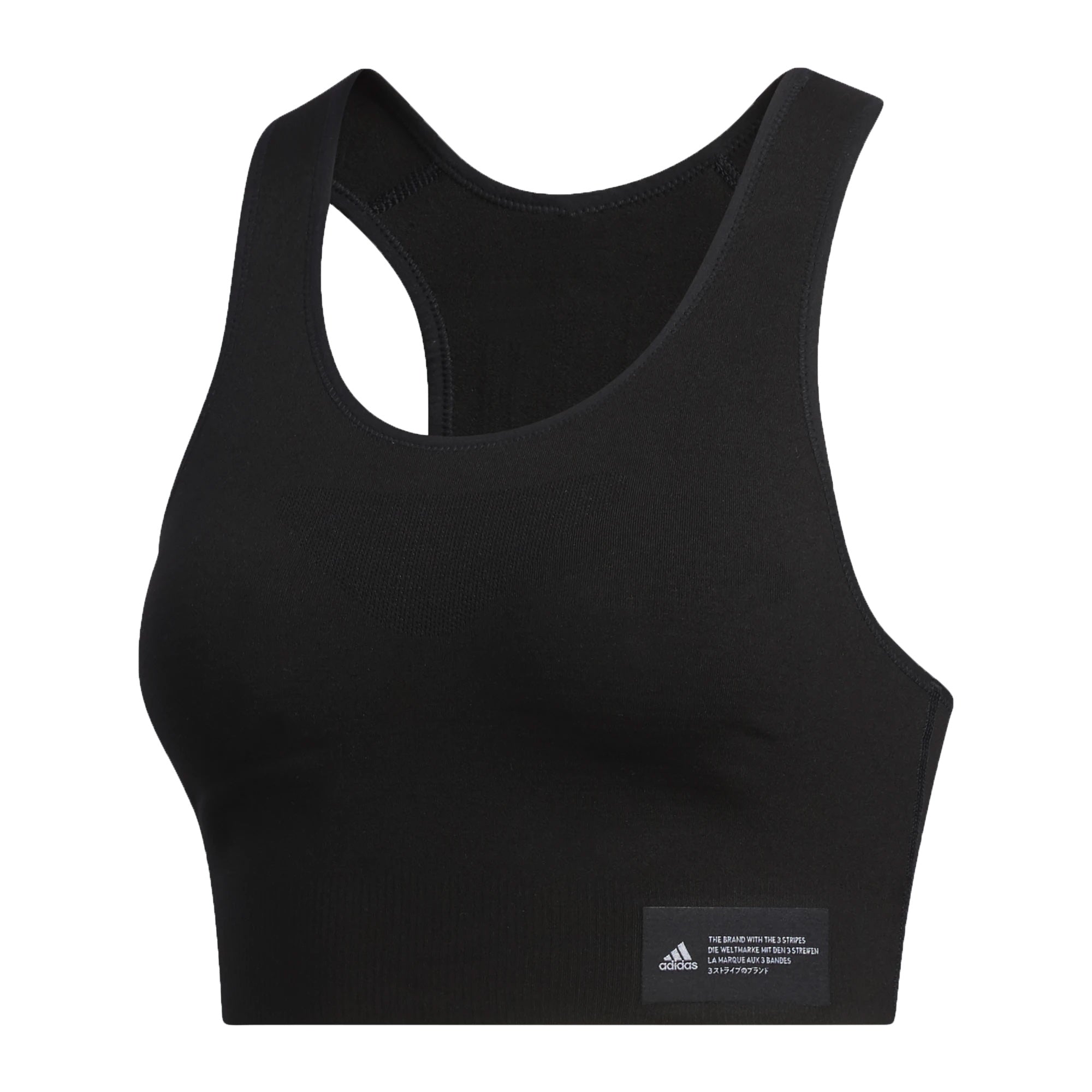 adidas Women's Primeknit Fine Sports Bra Black、mySite、noshort