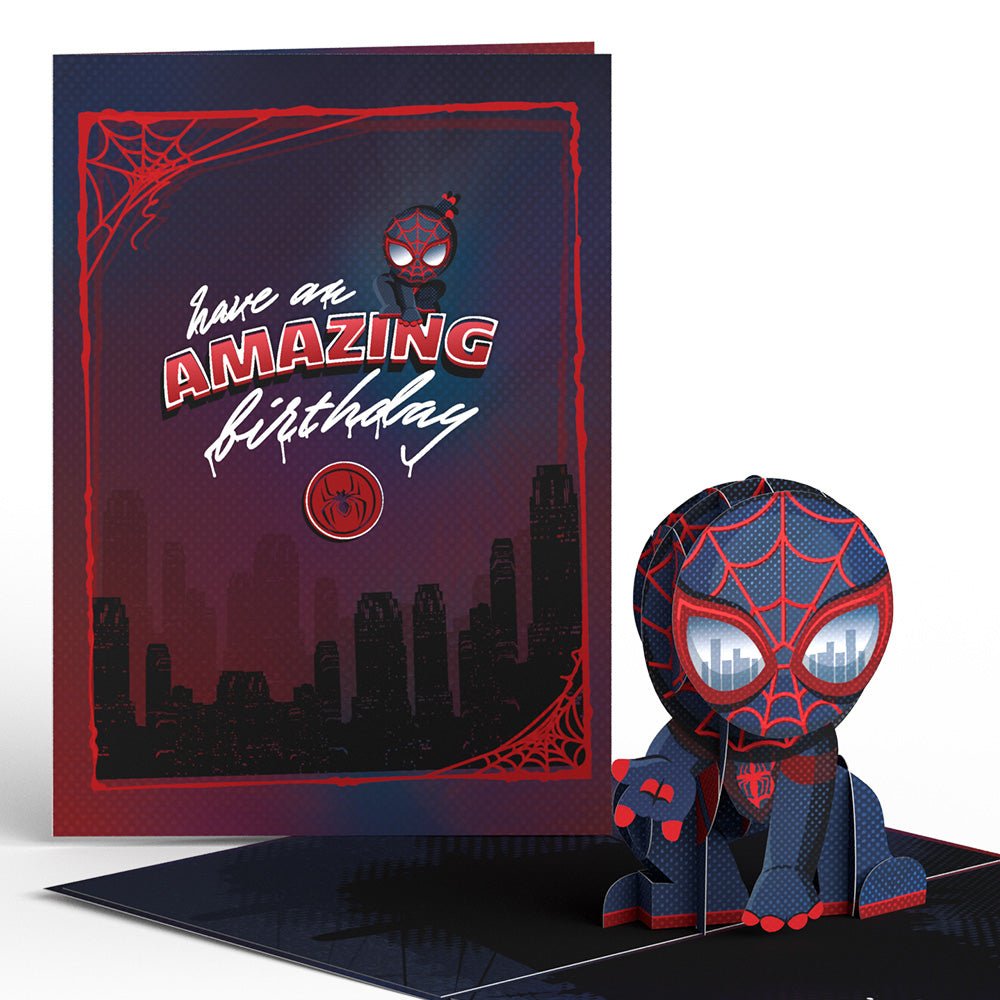 Marvel's Spider-Man Miles Morales Birthday Pop-Up Card、mySite、solidvoid