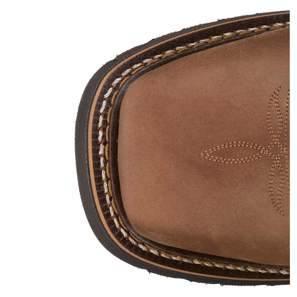 Ames 11 inch Pull On Slip Resistant Soft Toe Work Boots、mySite、gtrtttuynbv