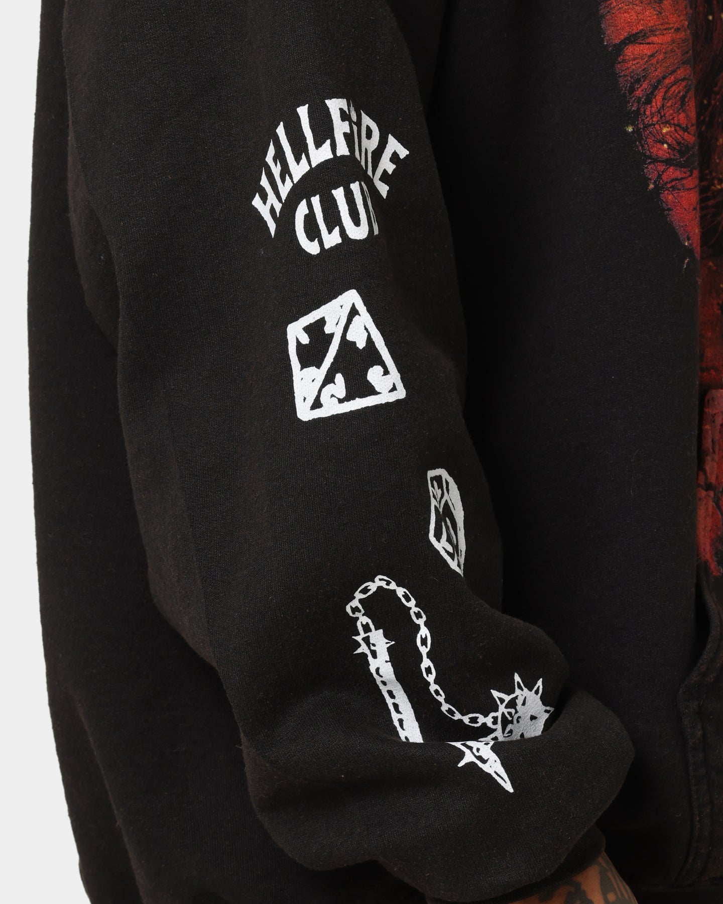 Goat Crew X Stranger Things Eddie Vintage Hoodie Black Wash、mySite、zt4zffjzw