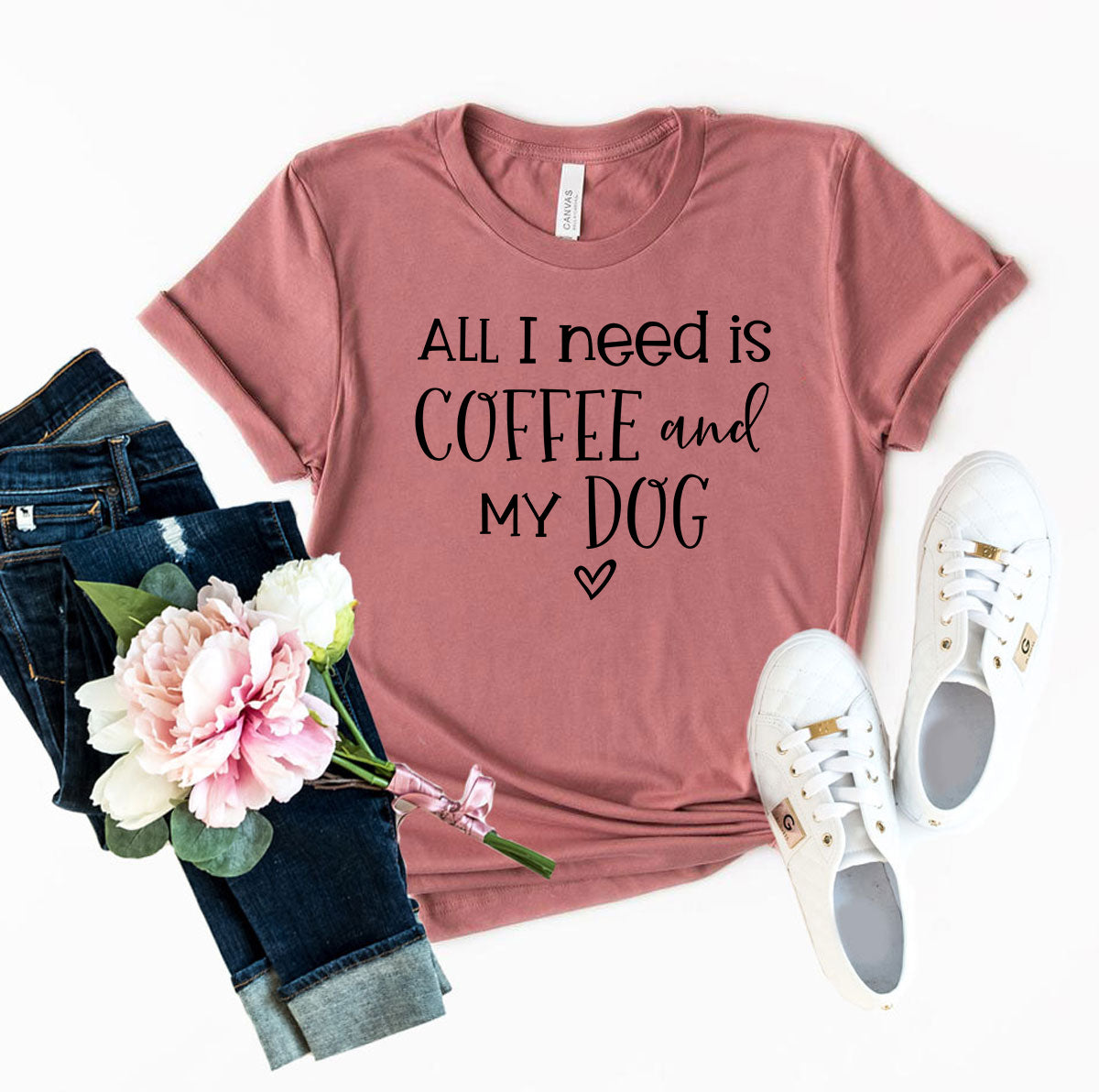 All I Need Is Coffee & My Dog shirt、mySite、camillekostekn