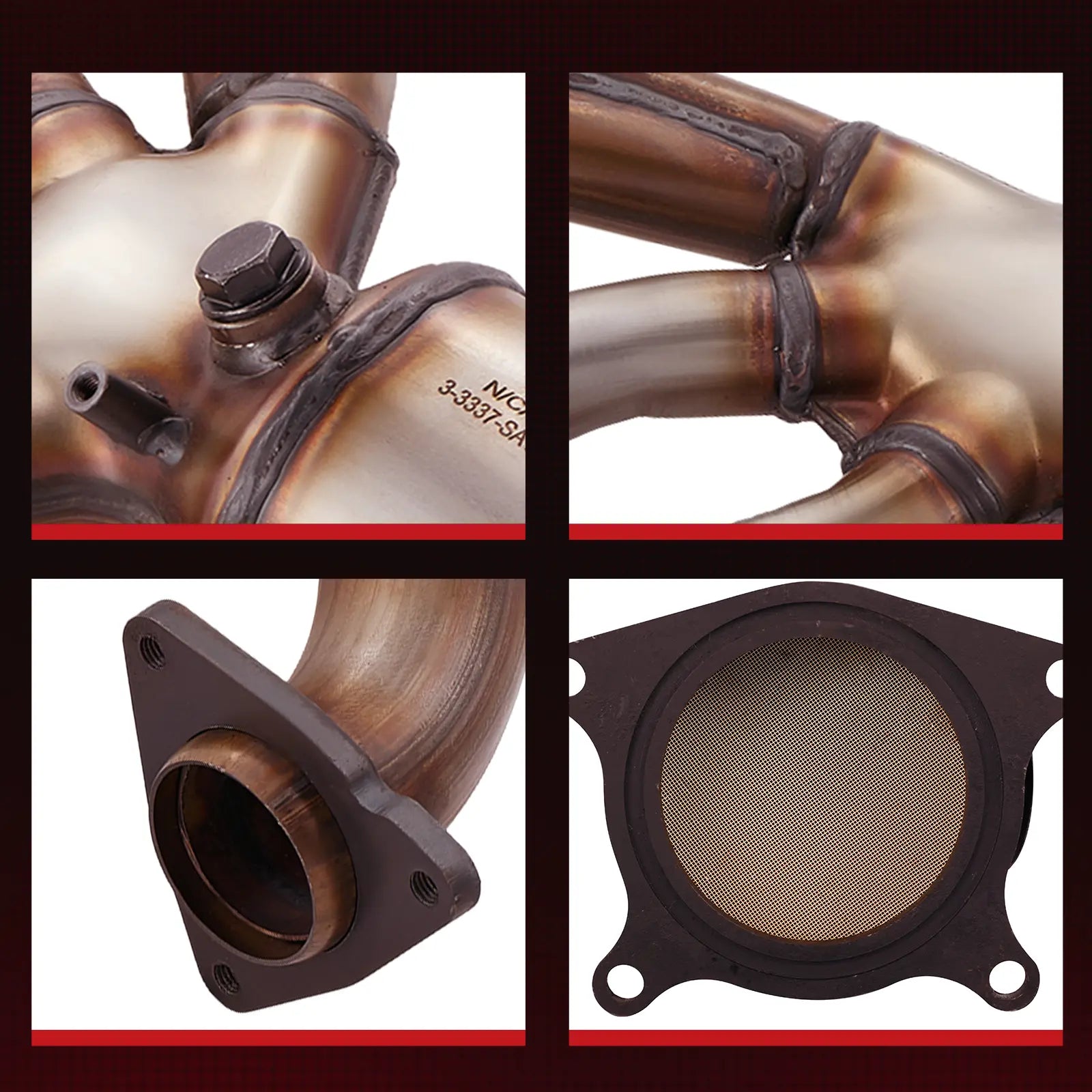 Exhaust Manifold Catalytic Converter For 2004-2012 Chevy Colorado, GMC Canyon, Hummer H3, Isuzu i-350/i-370 L5 3.5L 3.7L、mySite、nflplayoffbracketp