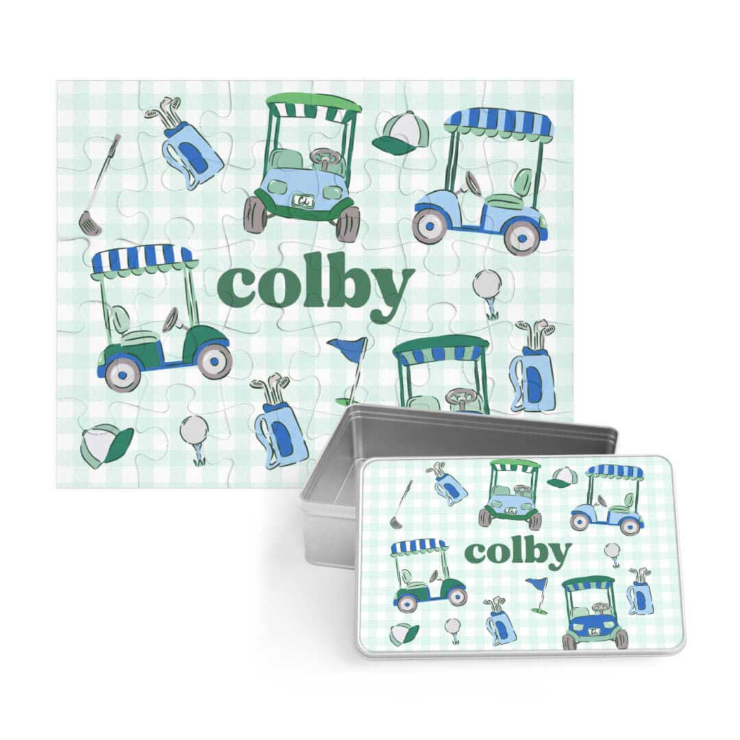  Kids Personalized 30 Piece Puzzle | Birdie Babes Green、mySite、layawaytickets