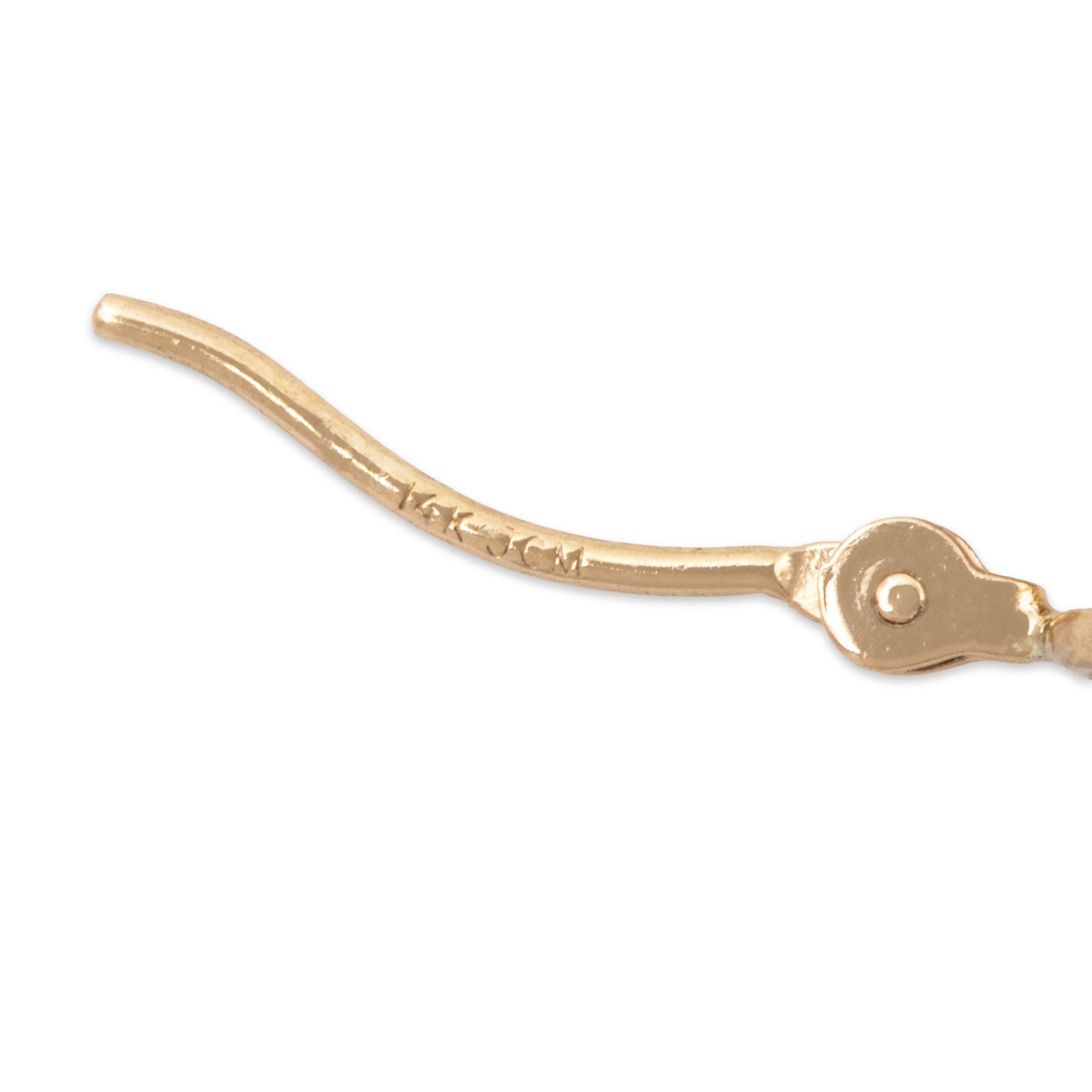 Vintage 14k Yellow Gold Swirling Openwork Hoop Earrings、mySite、hinf8tx79