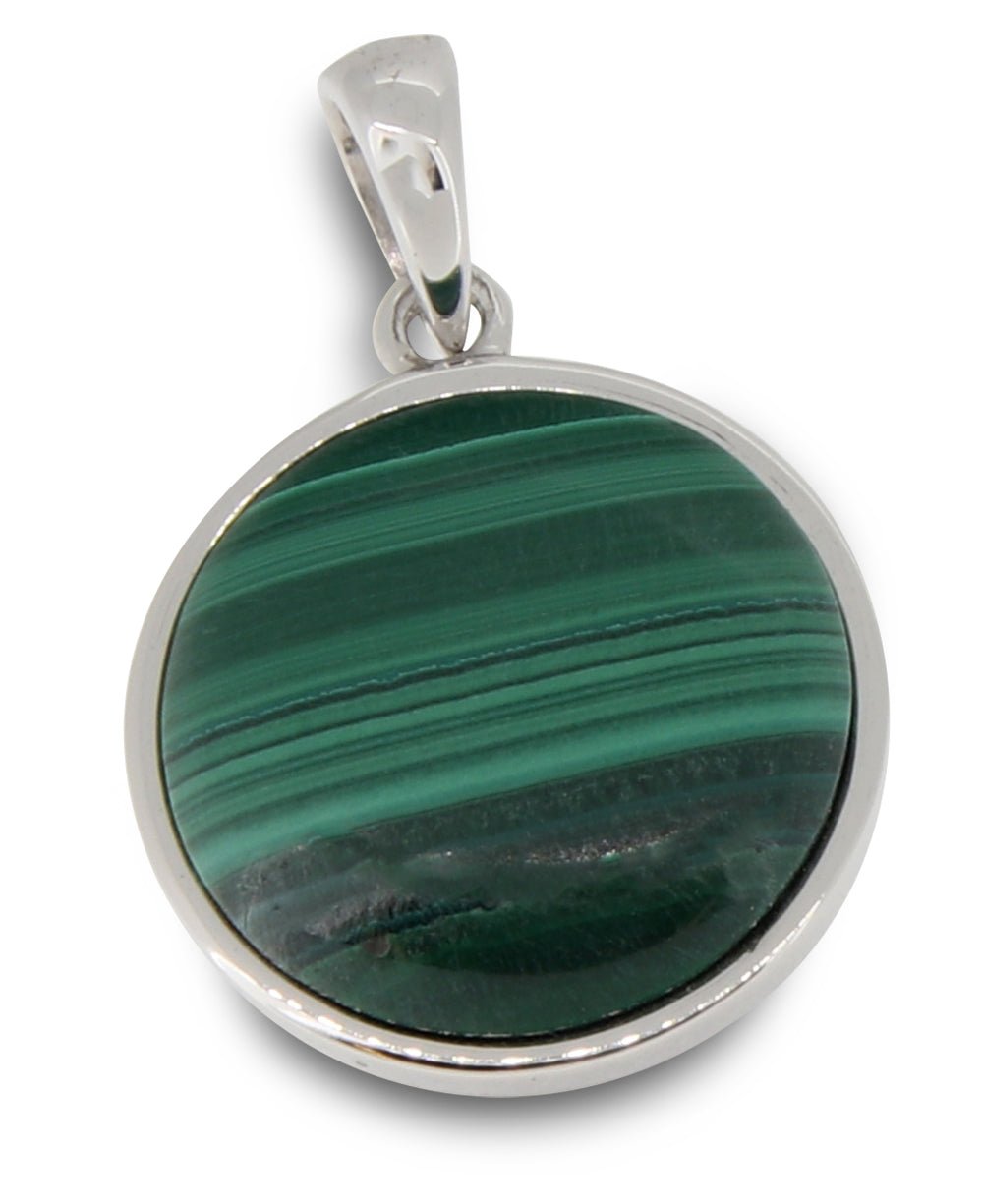 Change Malachite Sterling Silver Pendant、mySite、topwebapps