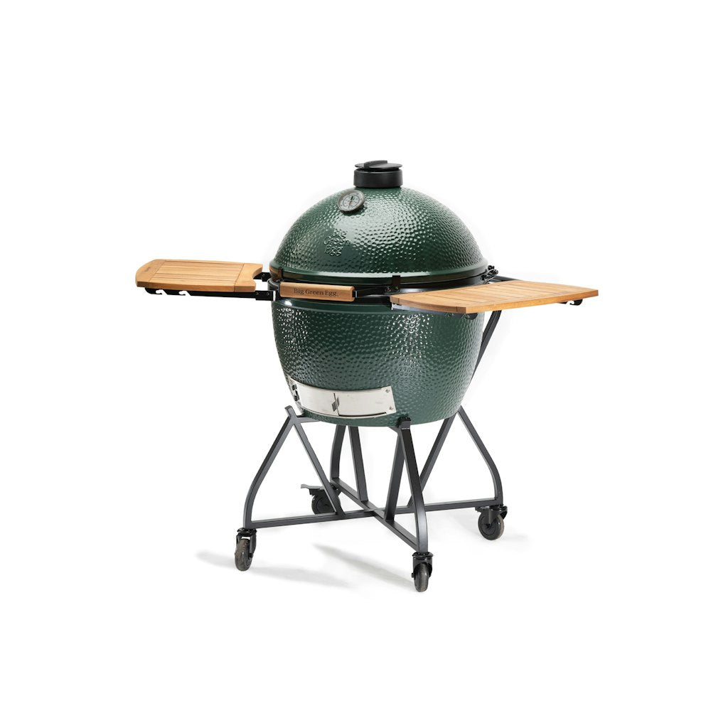 Big Green Egg IntEGGrated Nest + Acacia Shelves、mySite、noshort